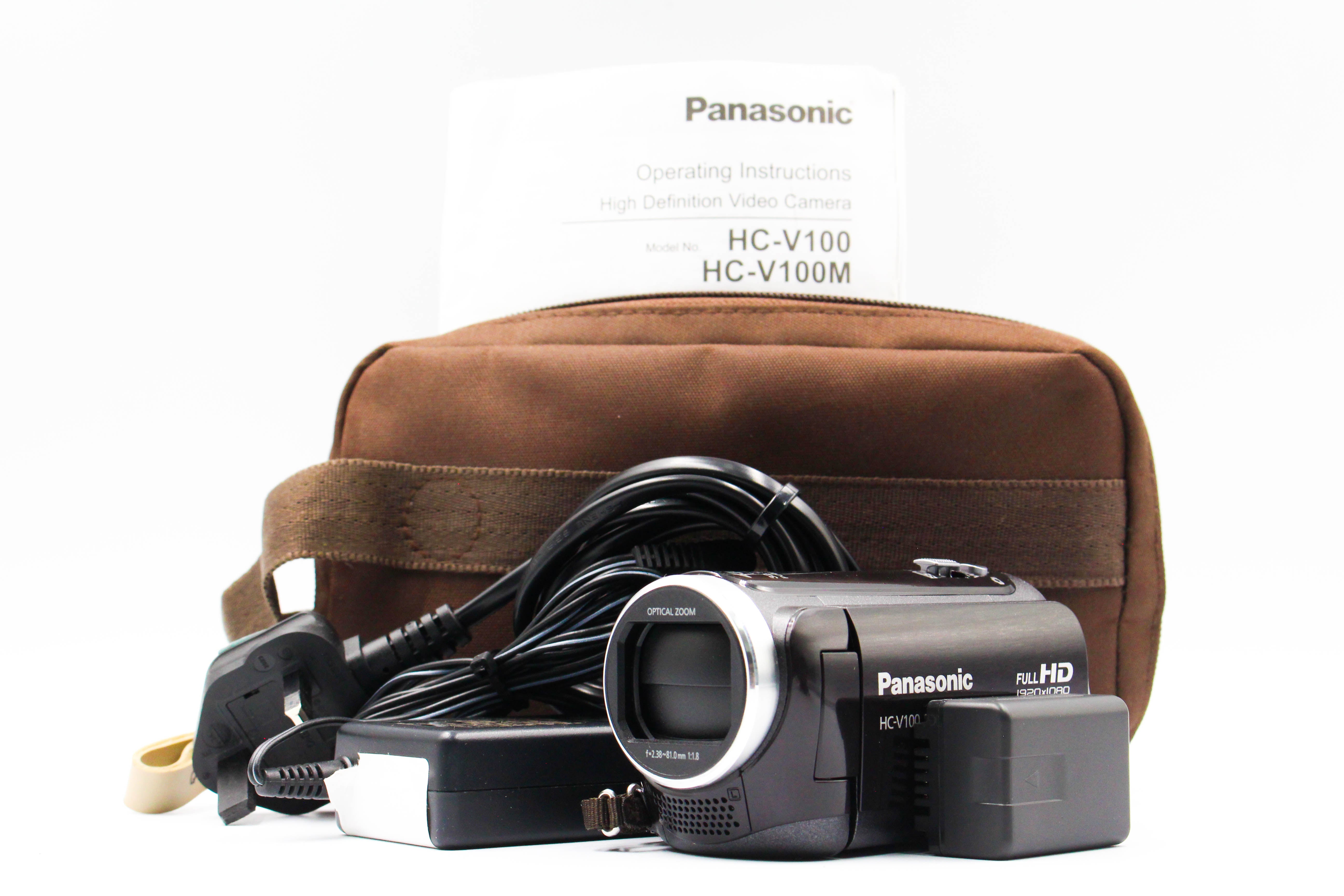 Panasonic HC-V100 HD SD Digital Video Camera Camcorder