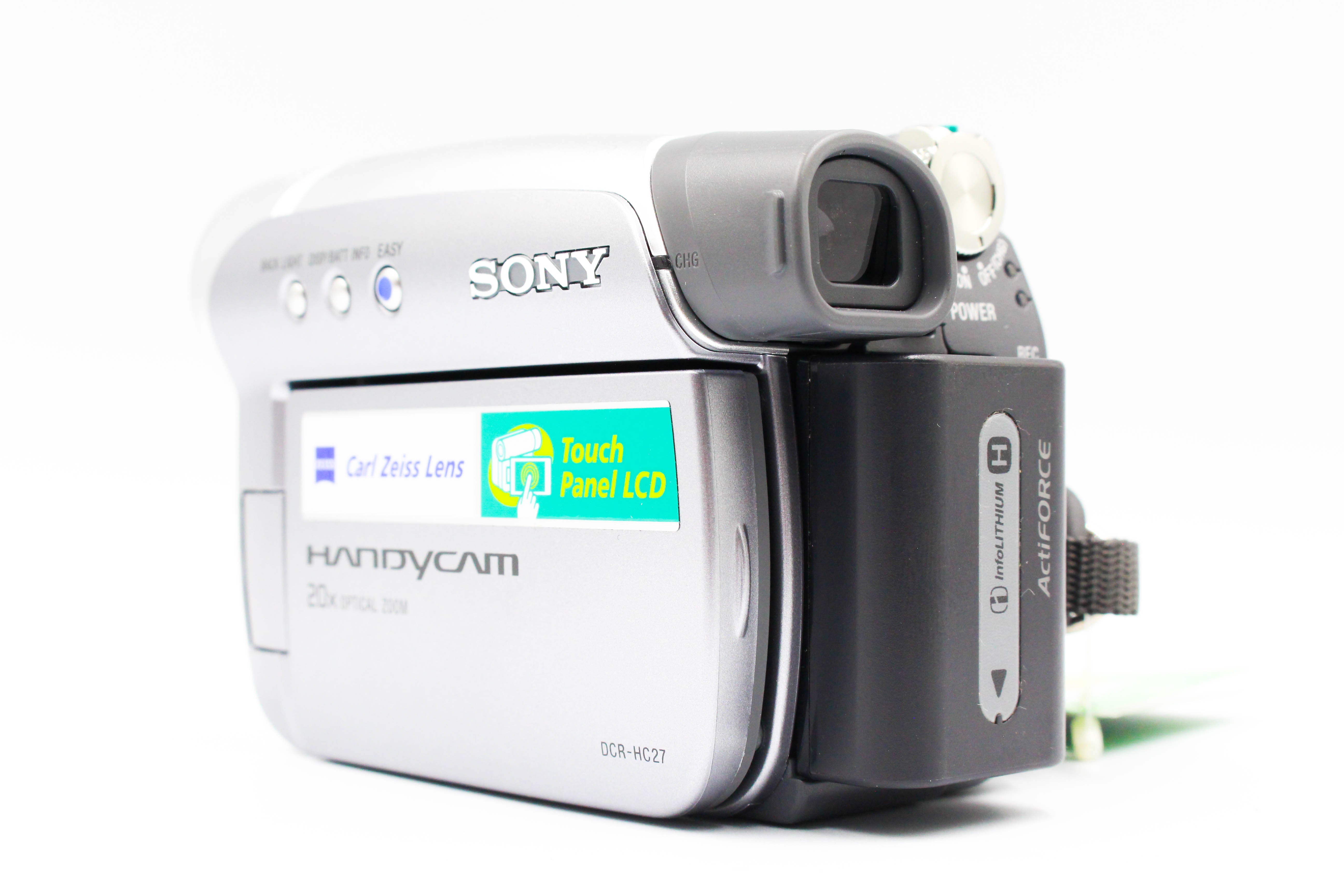 Sony DCR-HC27E MiniDV Handycam Digital Video Camera Camcorder - Tested Bundle Excellent