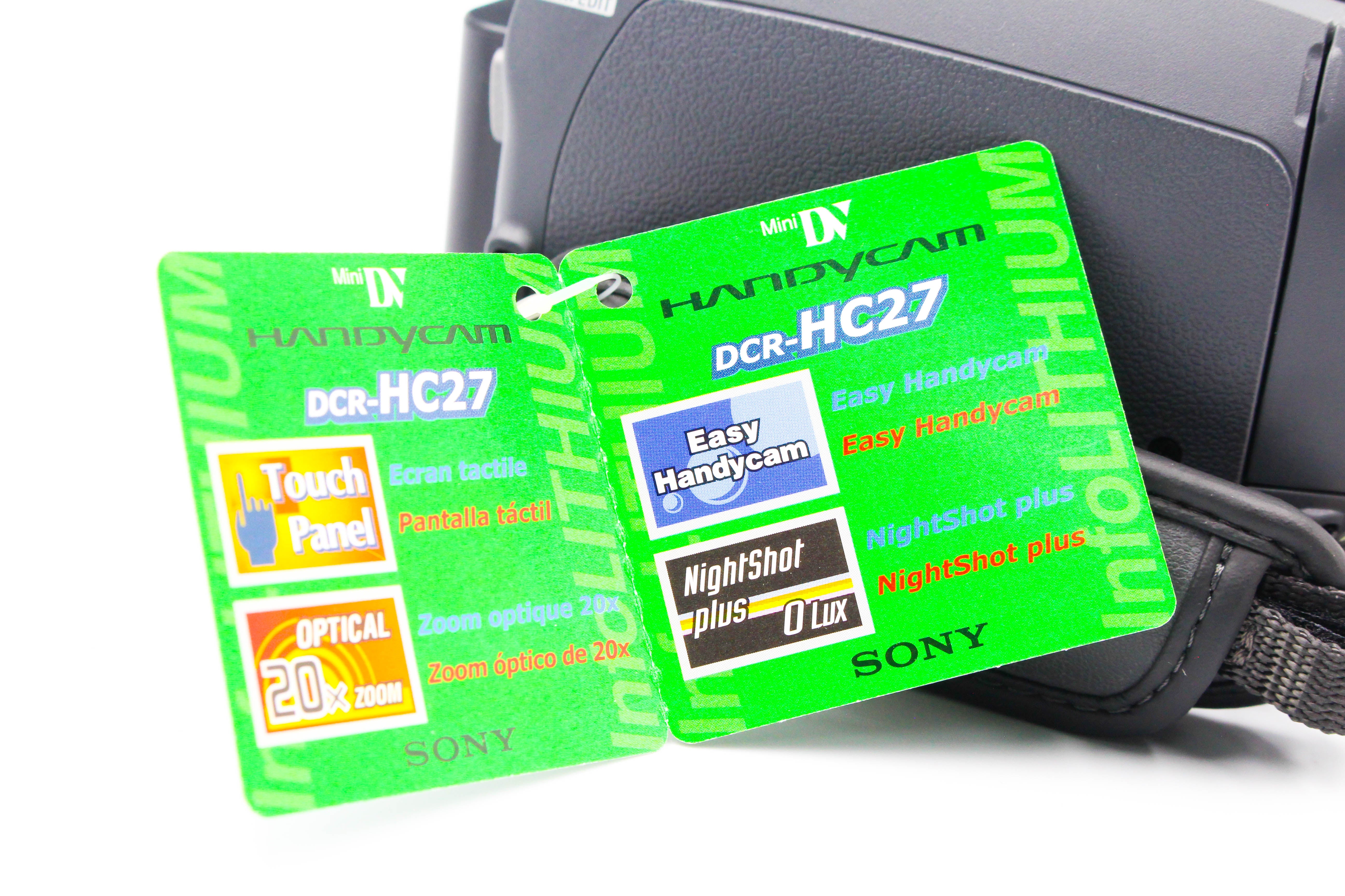 Sony DCR-HC27E MiniDV Handycam Digital Video Camera Camcorder - Tested Bundle Excellent