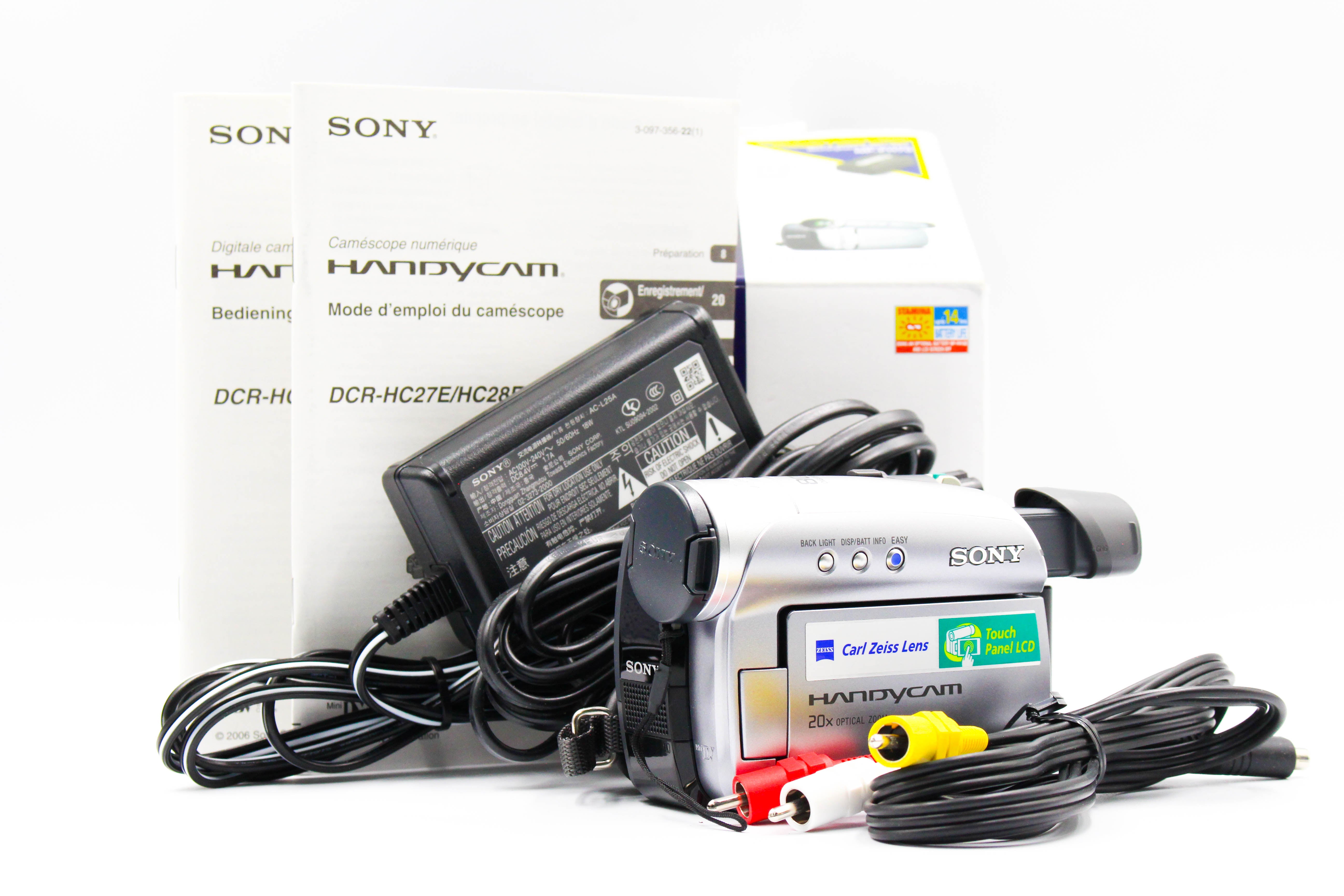 Sony DCR-HC27E MiniDV Handycam Digital Video Camera Camcorder - Tested Bundle Excellent