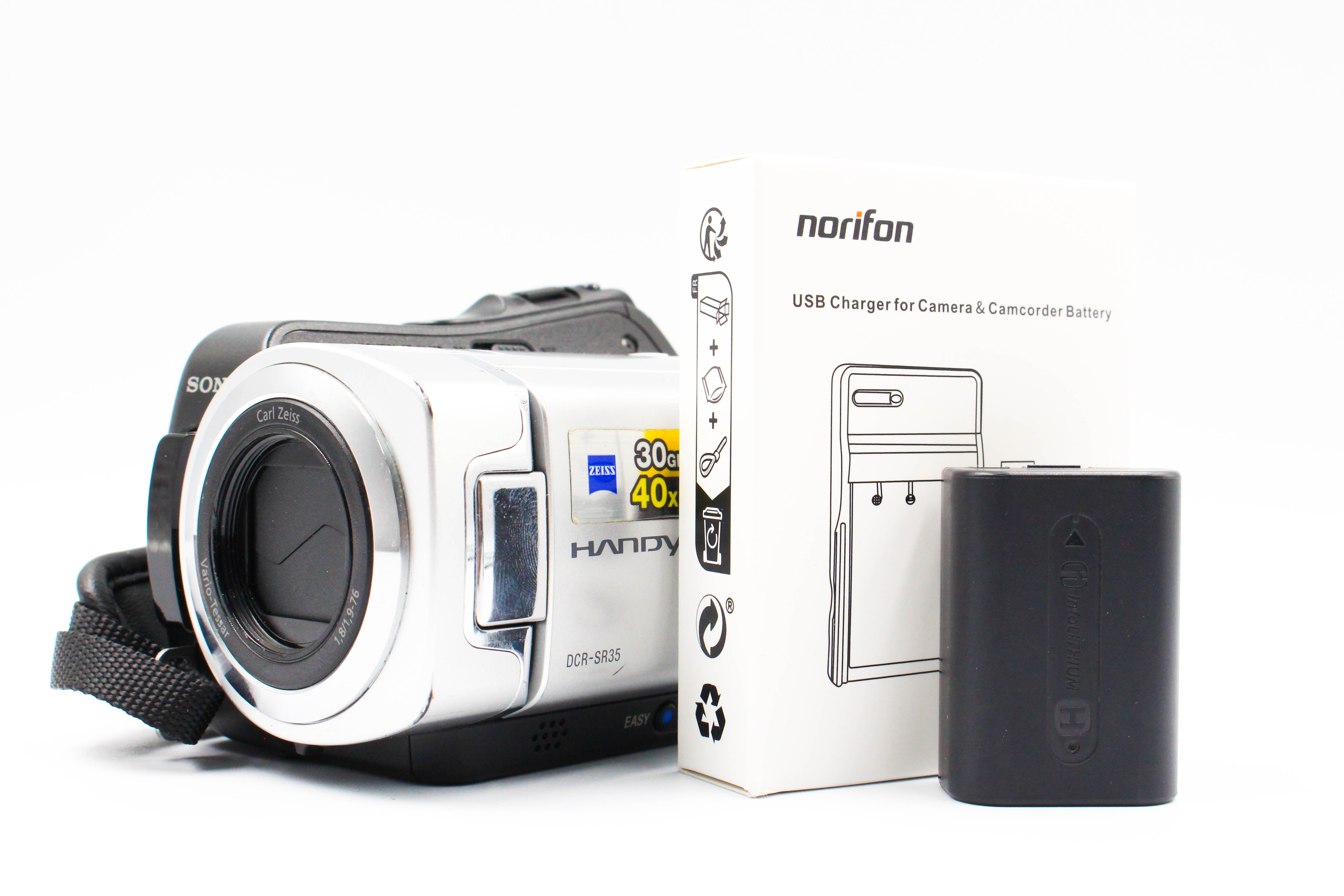 Sony DCR-SR35E HDD Digital Video Camera Camcorder - Tested Bundle Excellent