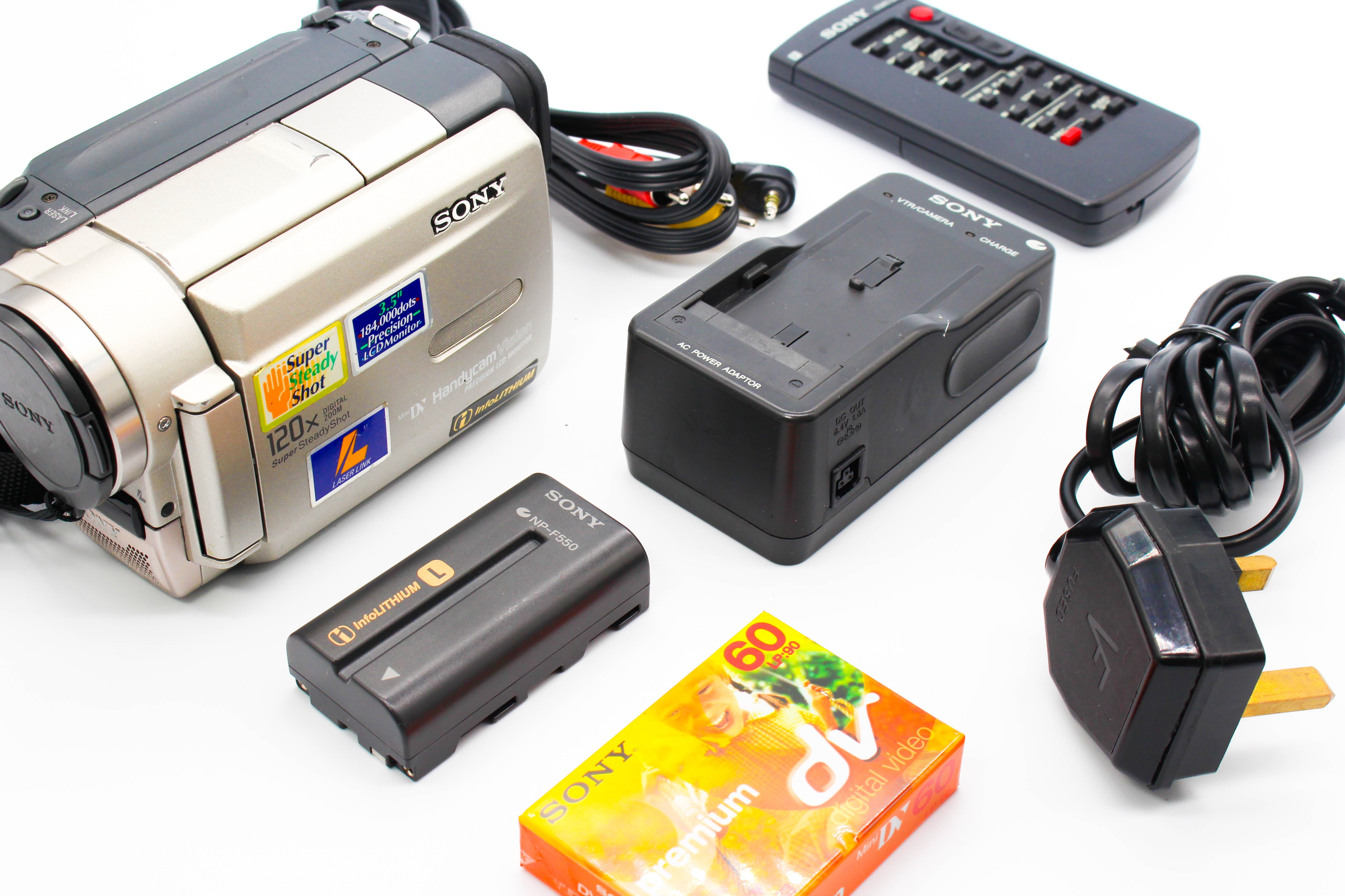 Sony DCR-TRV5E MiniDV Video Handycam Camcorder Camera - Tested Bundle Excellent Very Rare