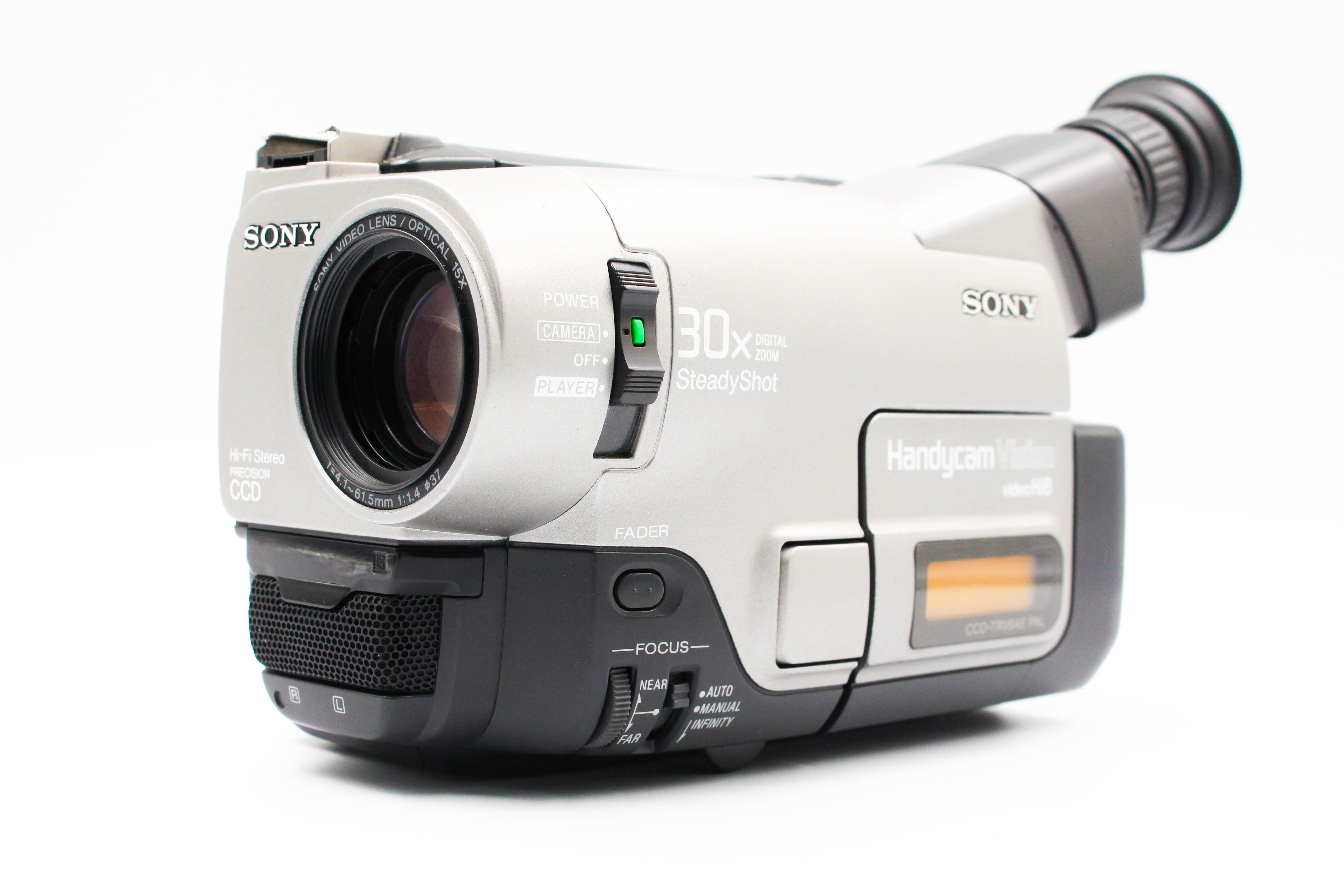 Sony CCD-TRV64E Hi8 Handycam Retro Video Camera Camcorder - Tested Bundle Rare