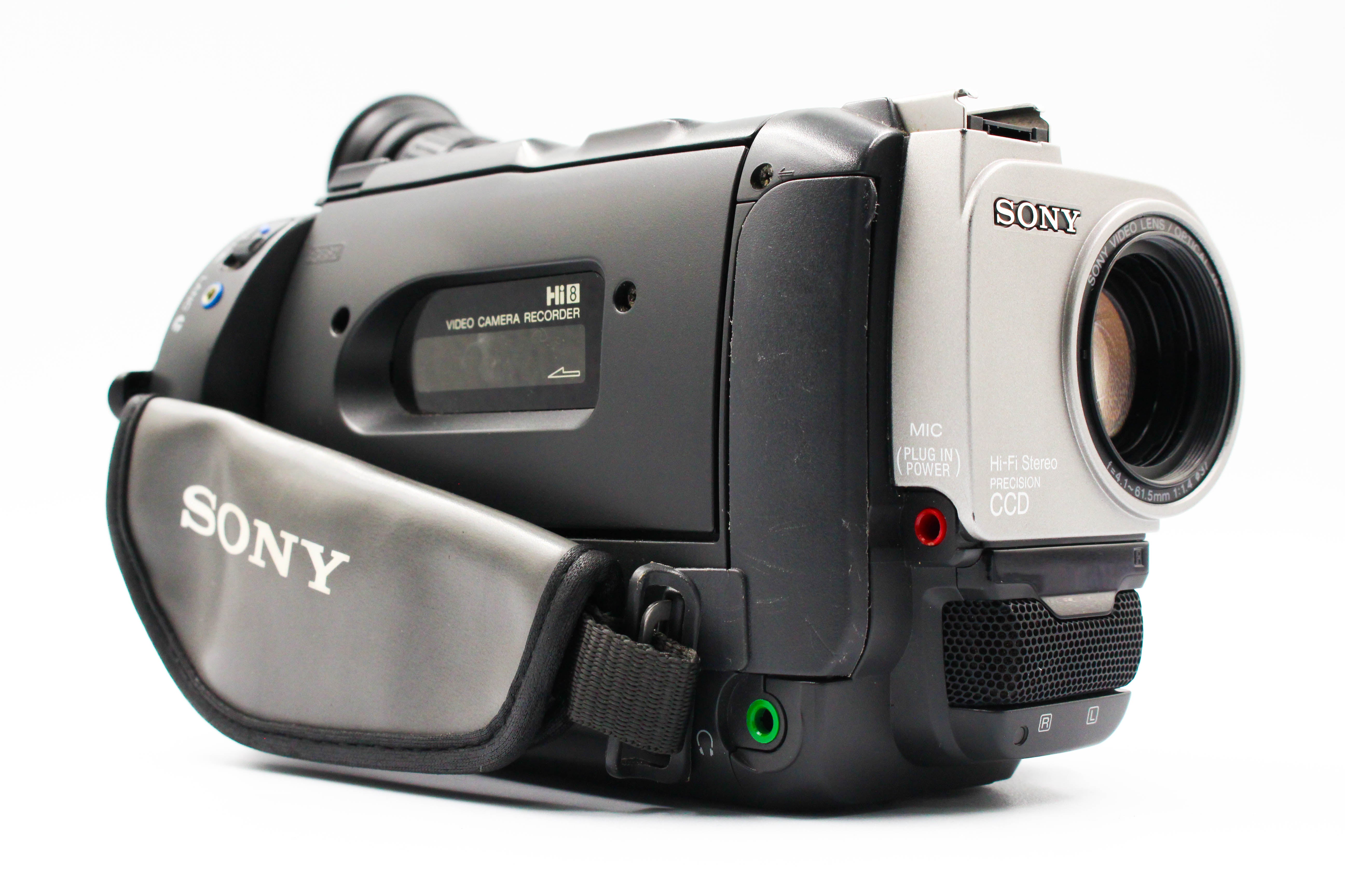 Sony CCD-TRV64E Hi8 Handycam Retro Video Camera Camcorder - Tested Bundle Rare