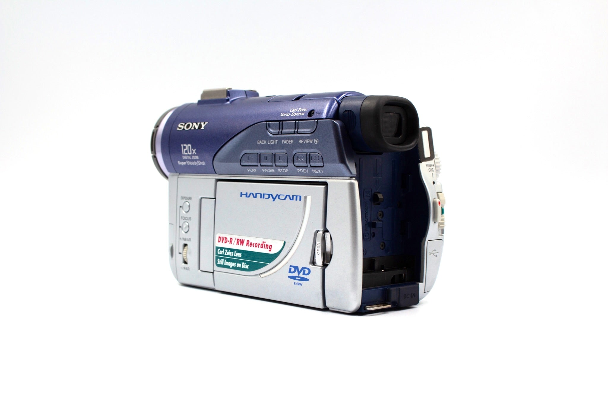 Sony DCR-DVD100E DVD Digital Retro Video Camera Camcorder - Tested Bundle Excellent