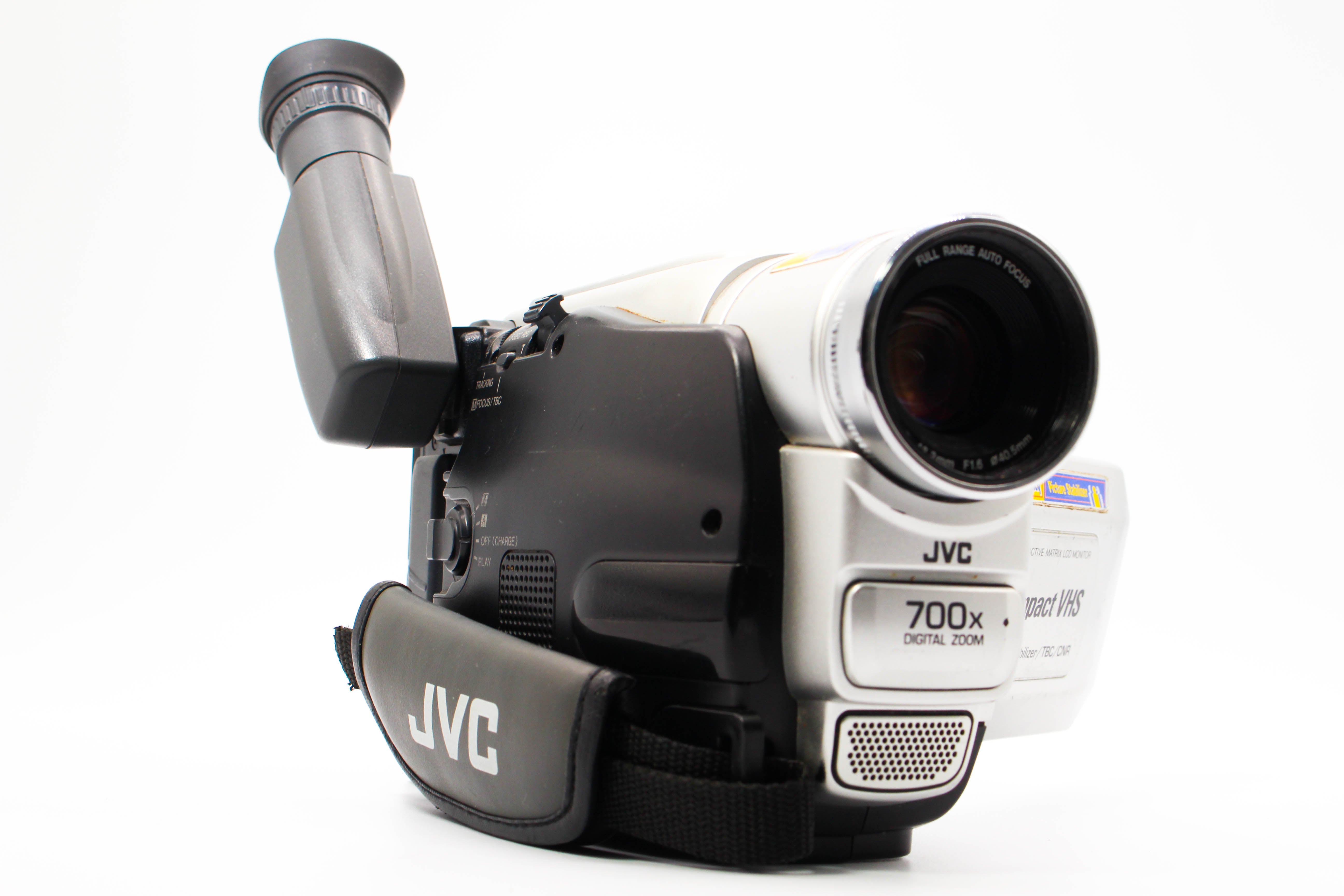 JVC GR-FXM39EK VHS-C VHS Handycam Camcorder Camera - Tested Bundle Good