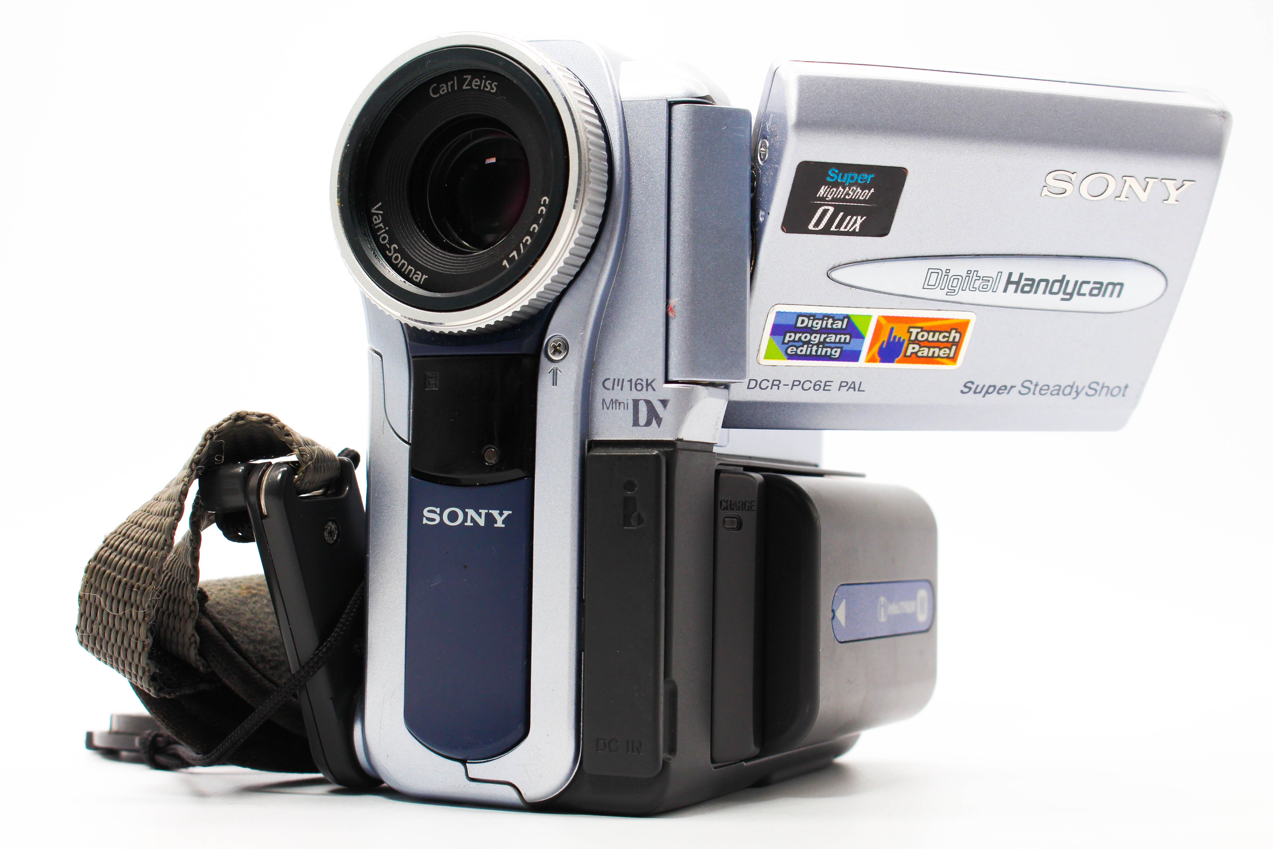 Sony DCR-PC6E MiniDV Video Handycam Camcorder Camera - Tested Bundle Excellent