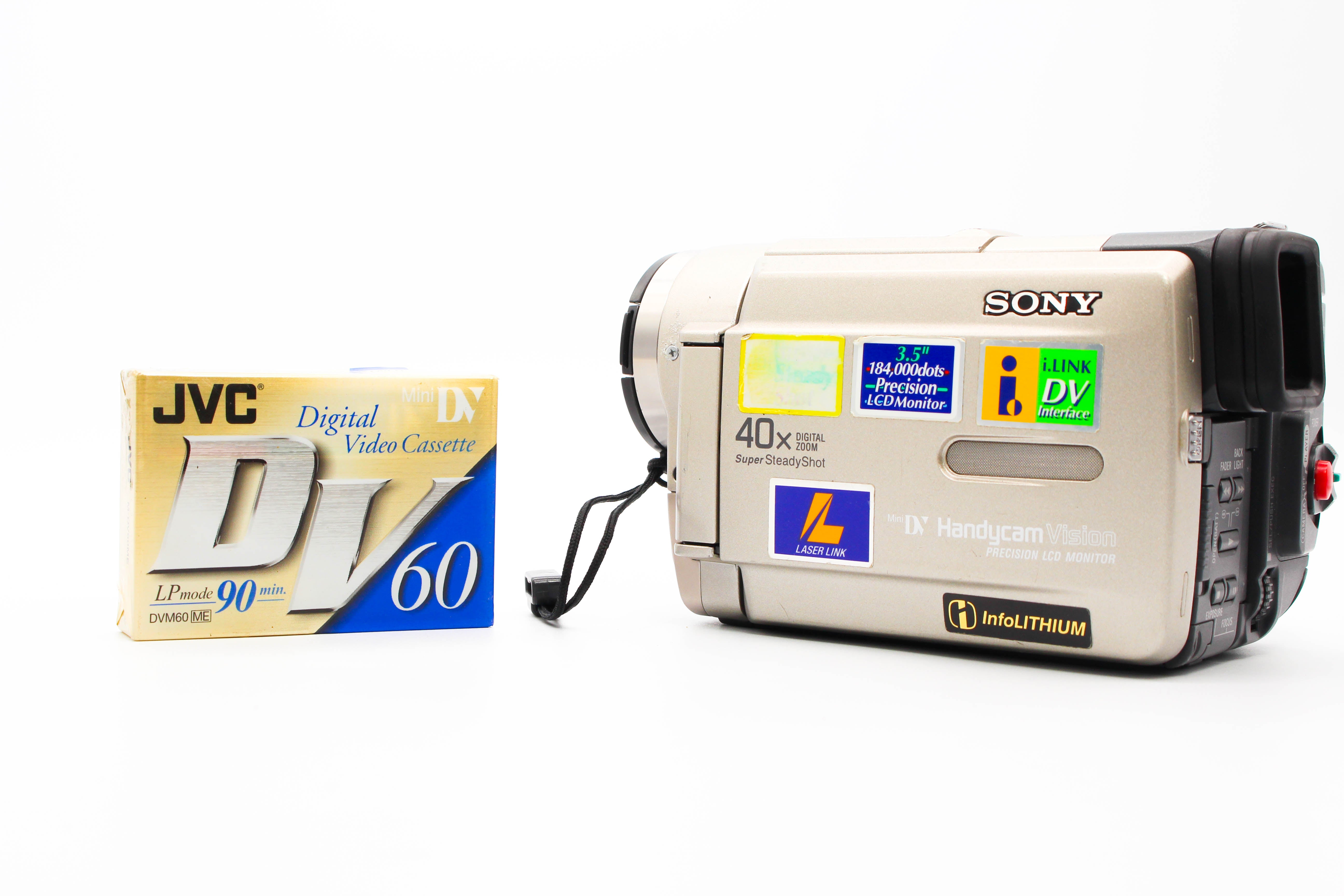 JVC DVM60 ME MiniDV Tape LP90/SP60 Digital Video Cassette - Brand New