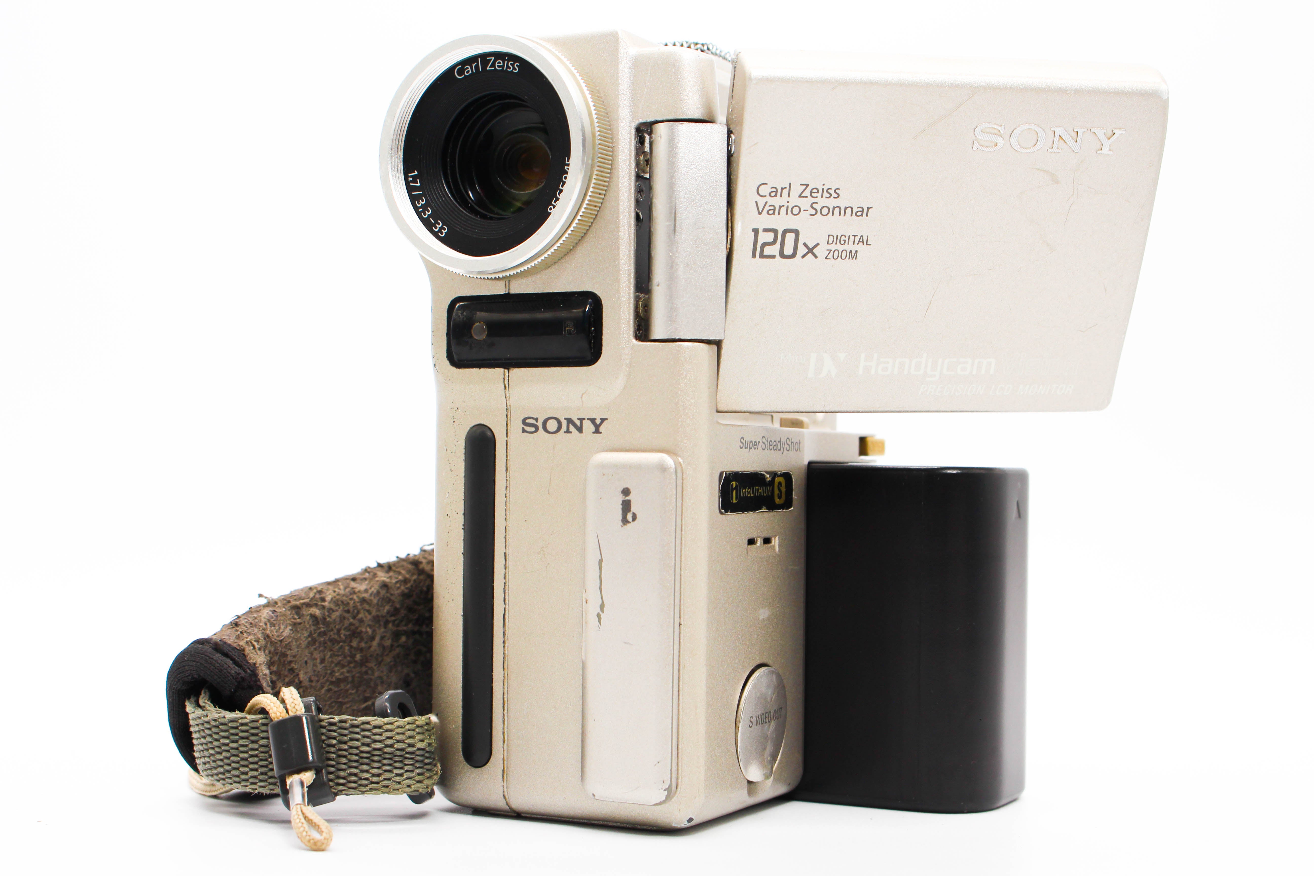 Sony DCR-PC1E MiniDV Digital Video Handycam Camcorder - Tested Bundle Good Rare