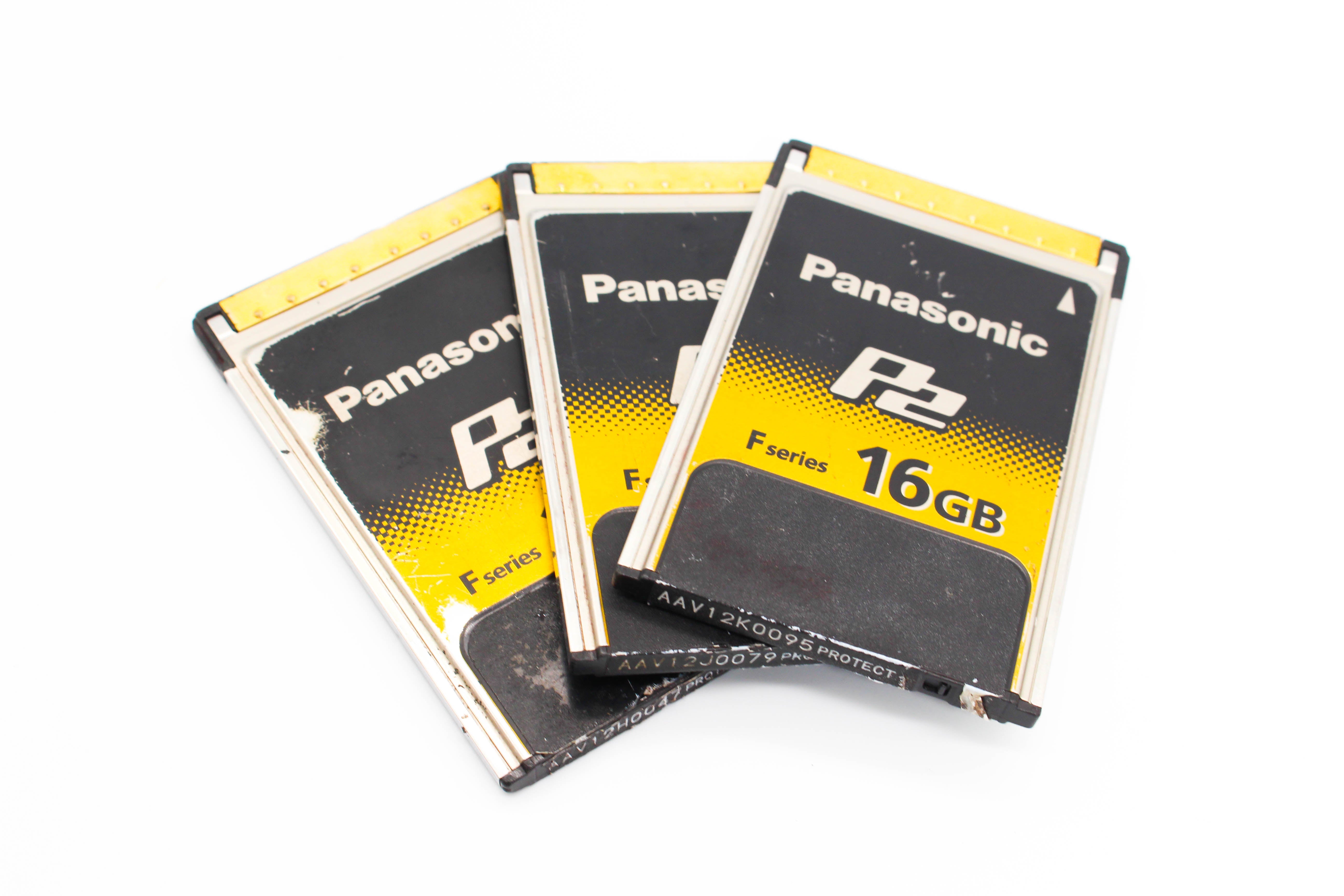 Panasonic 16GB F-Series P2 Memory Card For Video Camera Camcorder - Tested Good