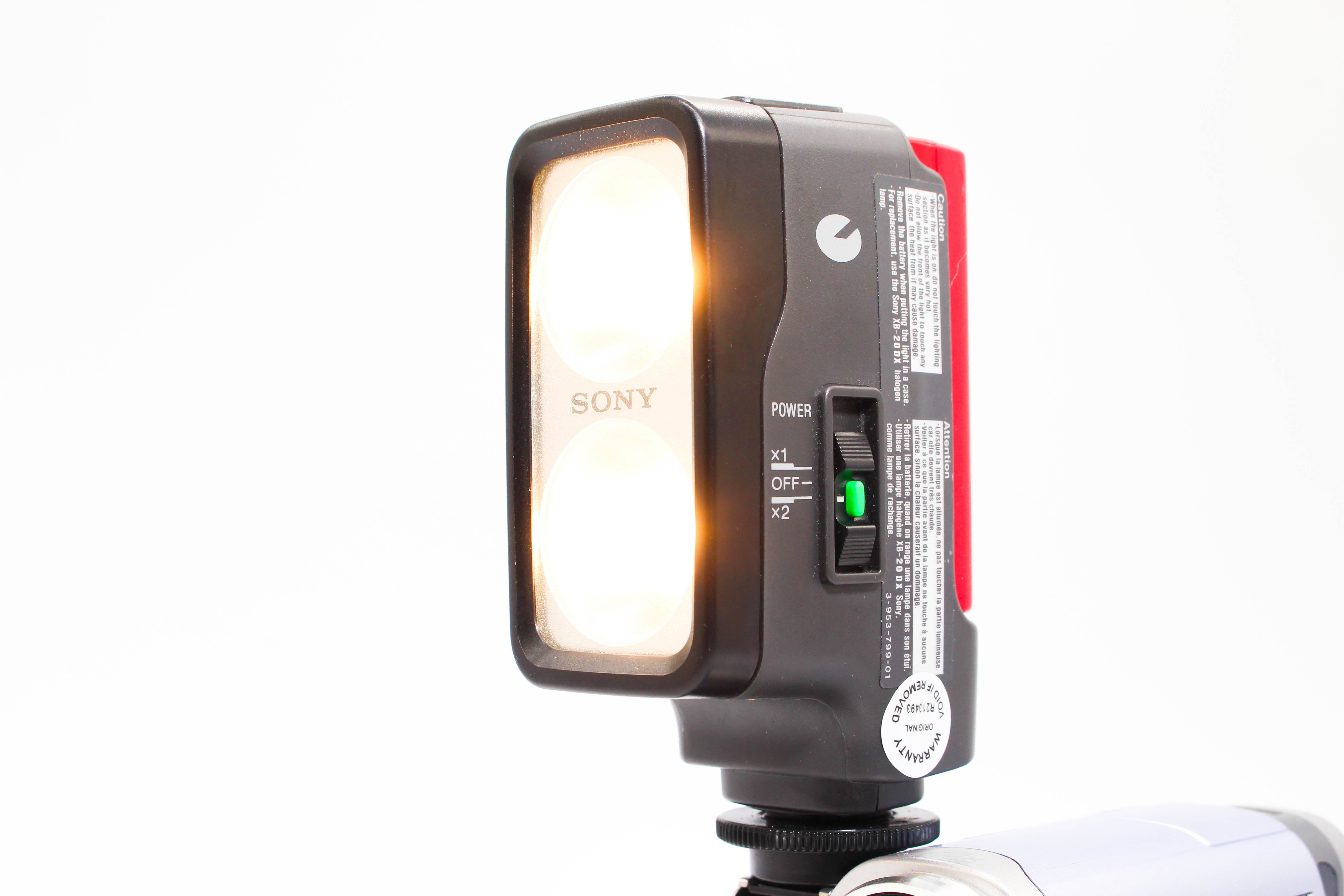 Sony HVL-20DW2 Light For Handycam Camcorder Camera - Tested Bundle Excellent Rare