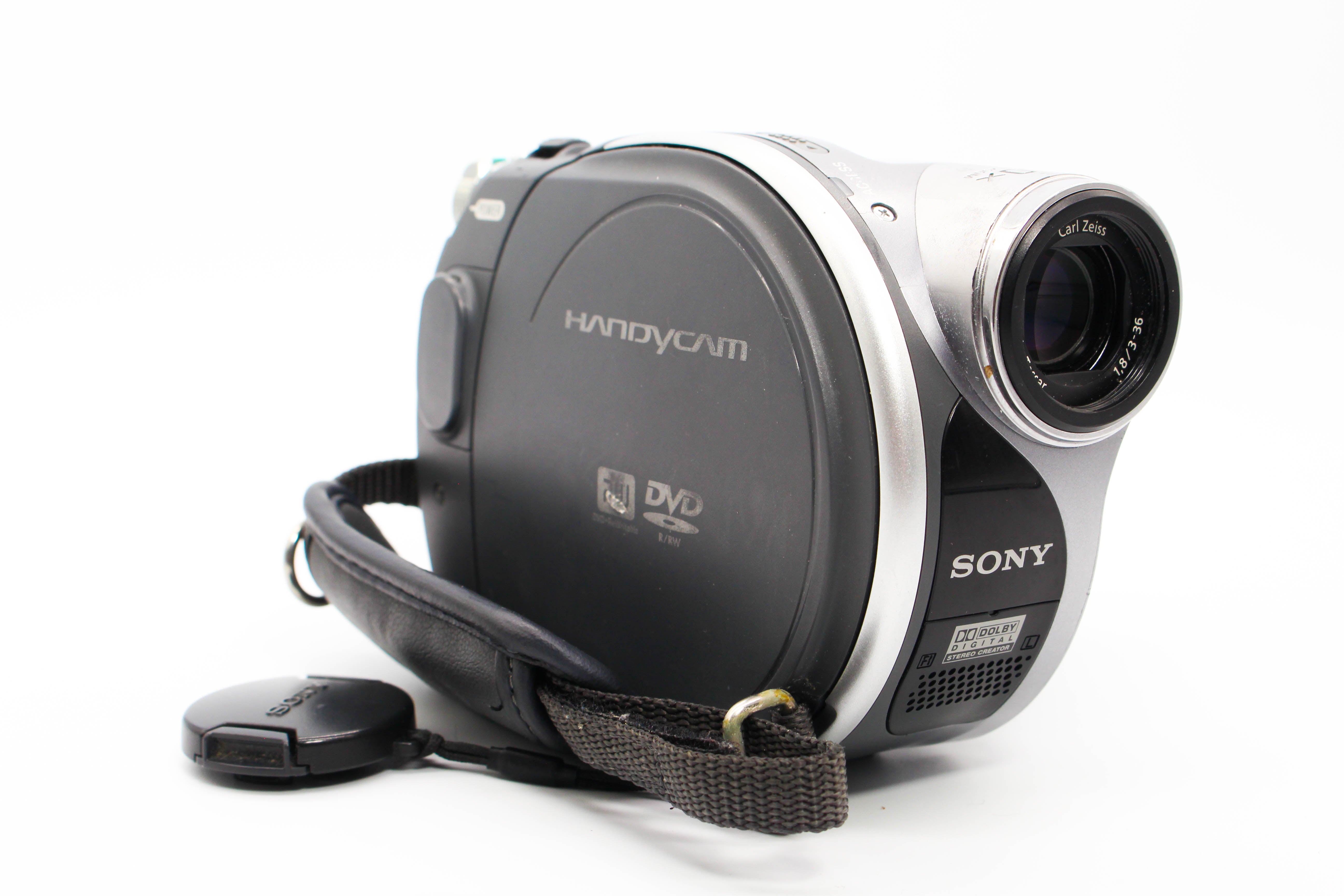 Sony DCR-DVD205E DVD Retro Handycam Camcorder Camera - Tested Bundle Good