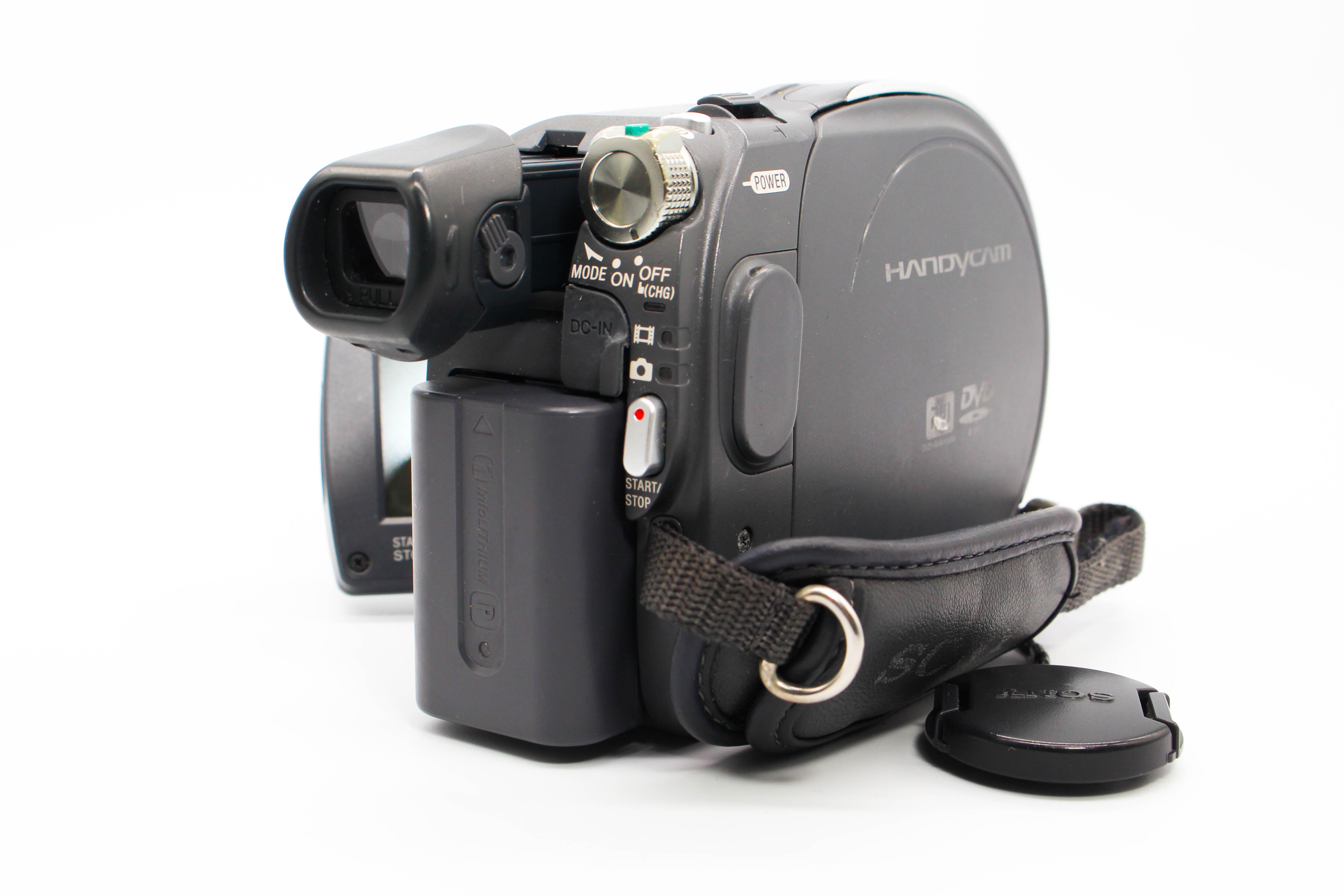 Sony DCR-DVD205E DVD Retro Handycam Camcorder Camera - Tested Bundle Good