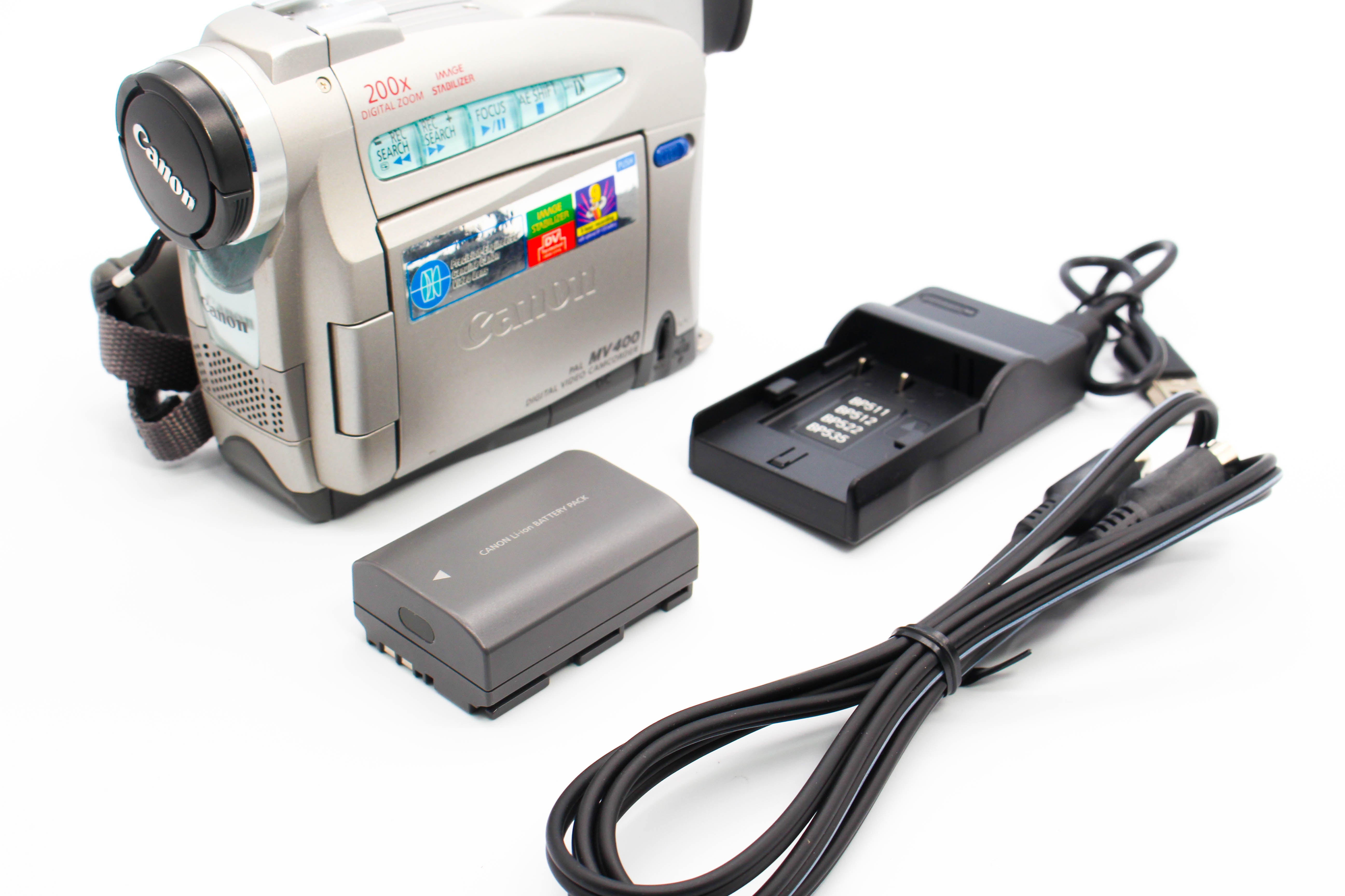 Canon DM-MV400E MiniDV Video Handycam Camcorder Camera - Tested Bundle Excellent