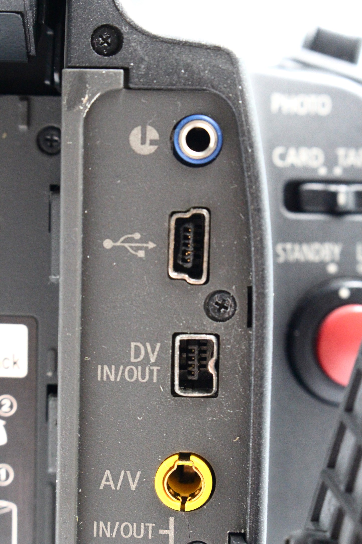 Canon DM-XM2 MiniDV Digital Video Camera Camcorder For Parts or Not Working