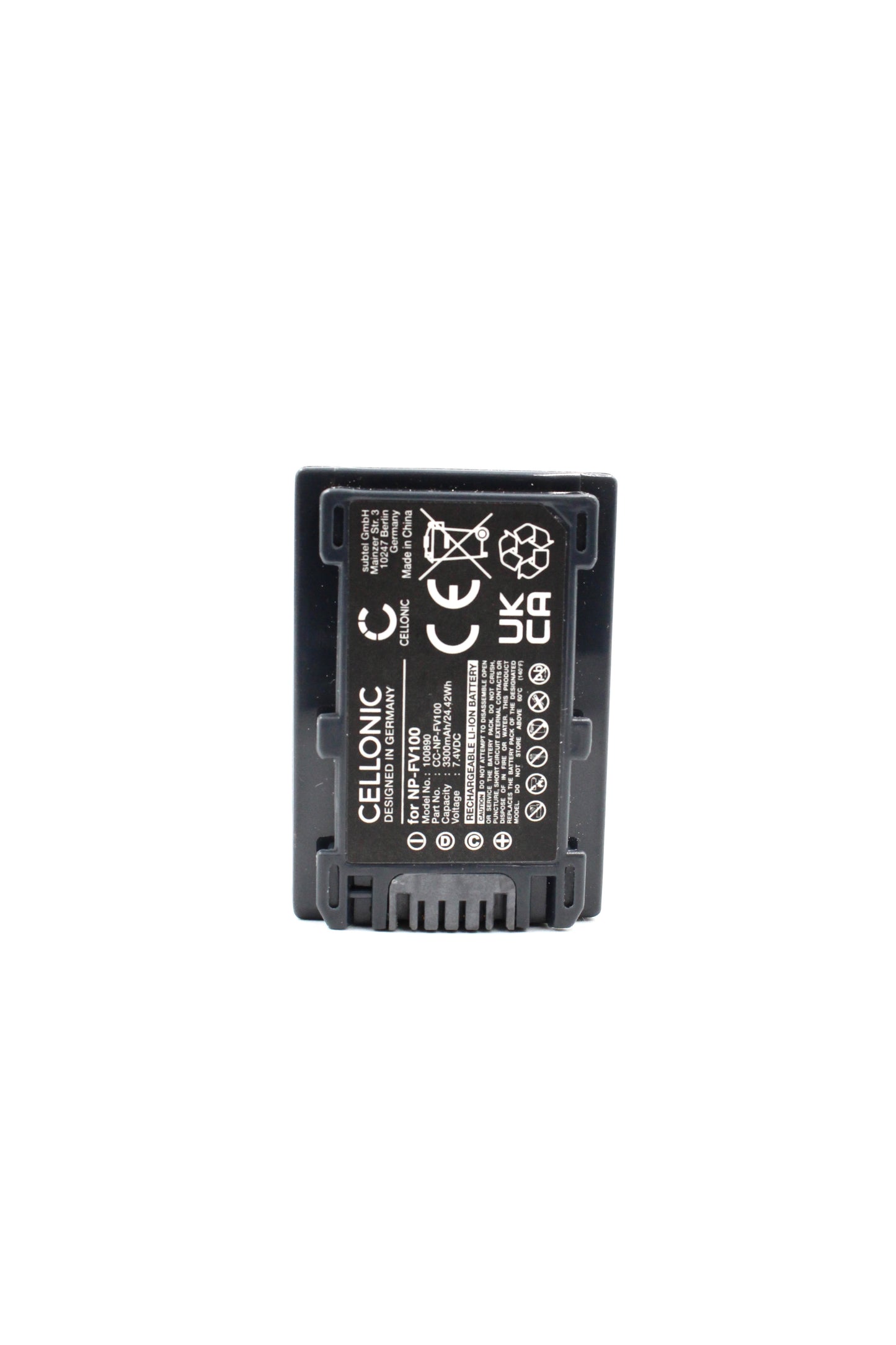 Sony Third Party NP-FV100 Replacement Battery Unit 3300 mAh 7.4V For AX Series