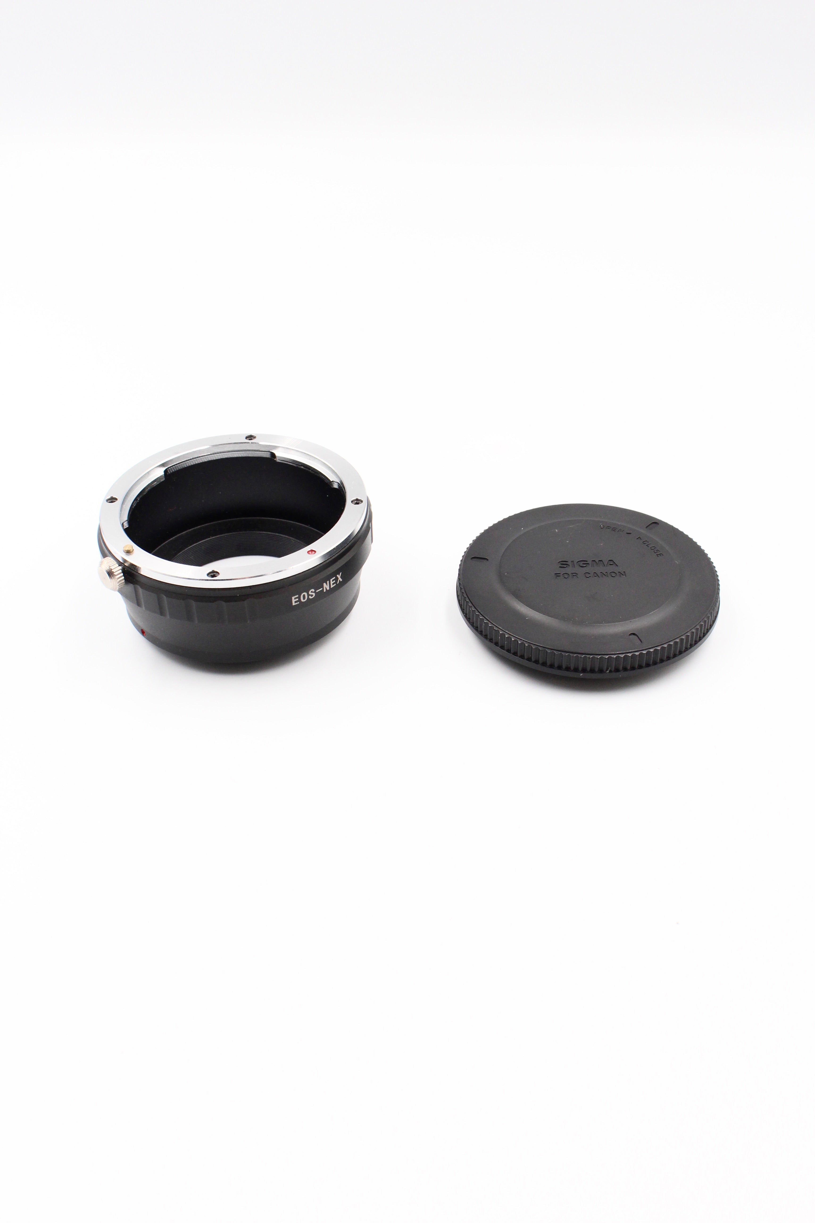 EOS to NEX Lens Mount Adapter - Compatible with Canon EOS EF EF-S and Sony Alpha E Mount Cameras