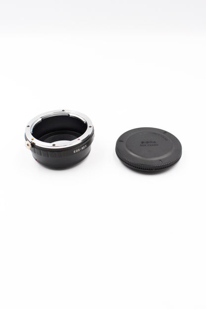 EOS to NEX Lens Mount Adapter - Compatible with Canon EOS EF EF-S and Sony Alpha E Mount Cameras