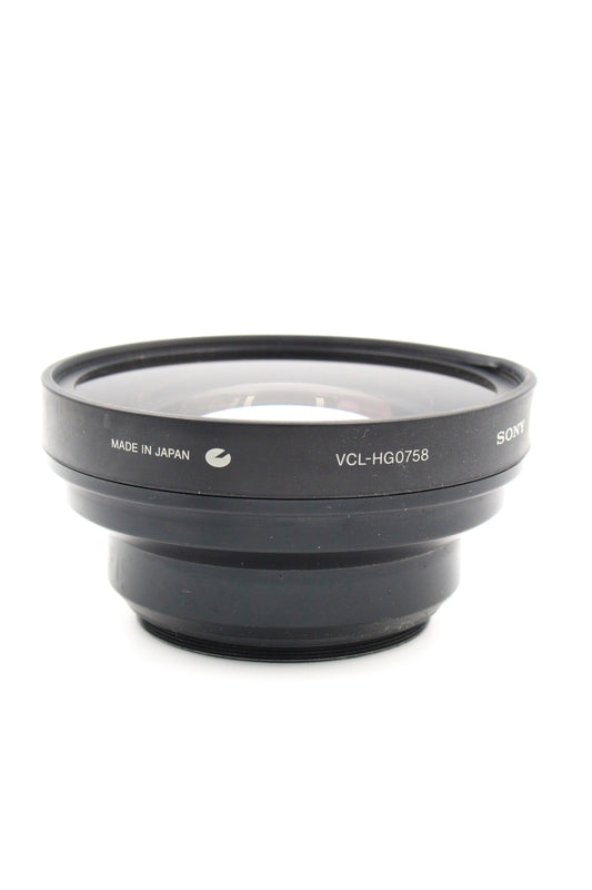 Sony VCL-HG0758 52mm Wide Conversion Lens X0.7 For Camcorders