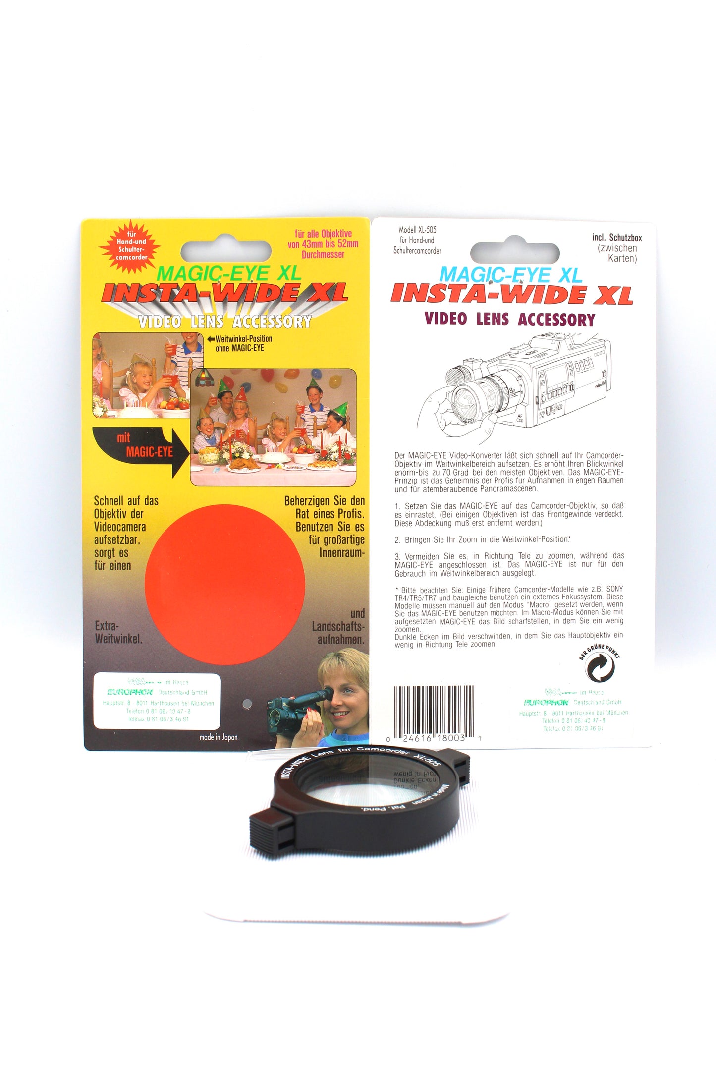 Raynox Insta-Wide XL-505 Clip-on Wide Angle Lens (43mm to 52mm)