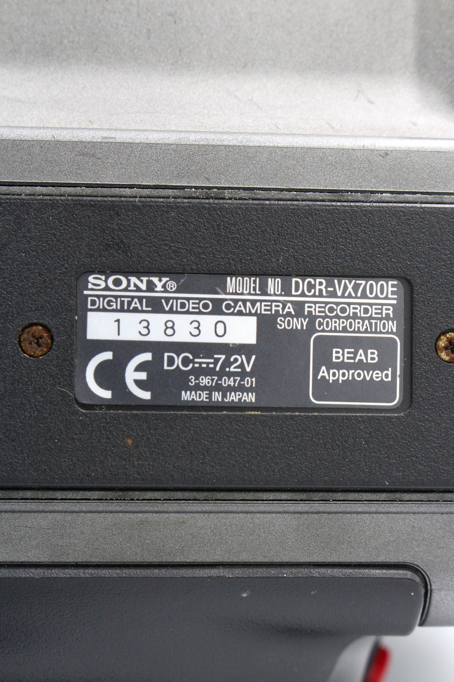 Sony DCR-VX700E PAL MiniDV Camcorder