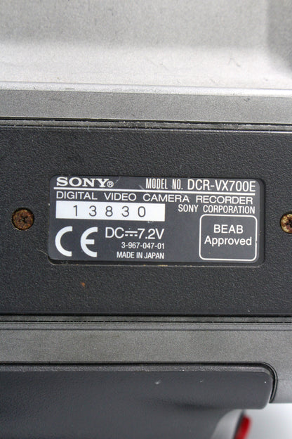 Sony DCR-VX700E PAL MiniDV Camcorder