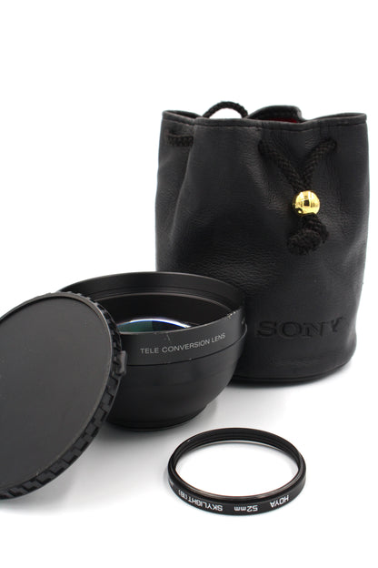 Sony VCL-2052K x2.0 52mm Tele Conversion Lens For Camcorders