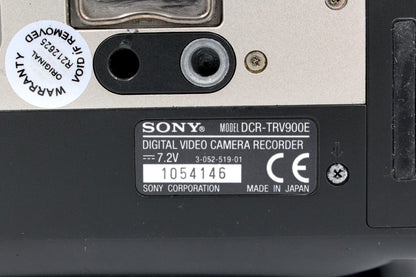 Sony DCR-TRV900E MiniDV Digital Video Camcorder