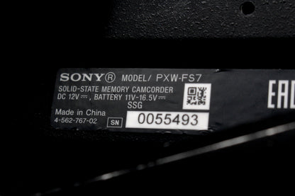 Sony PXW-FS7 Cinema Line 4K Digital Video Camera Body