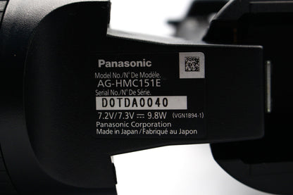 Panasonic AG-HMC151E Digital Video Camcorder