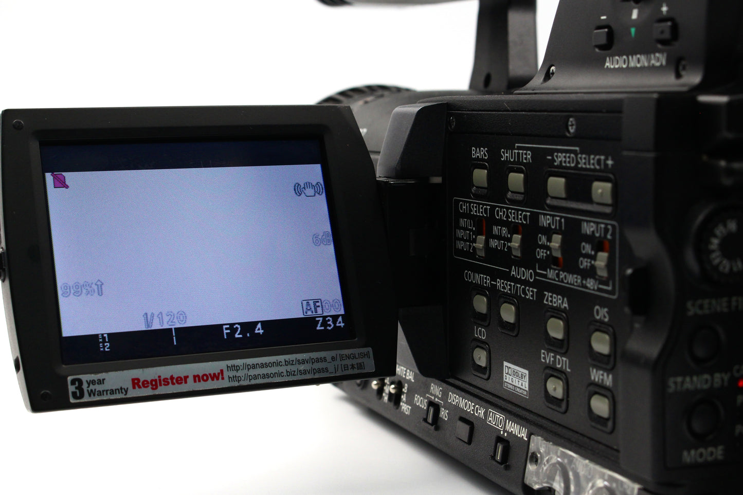 Panasonic AG-HMC151E Digital Video Camcorder