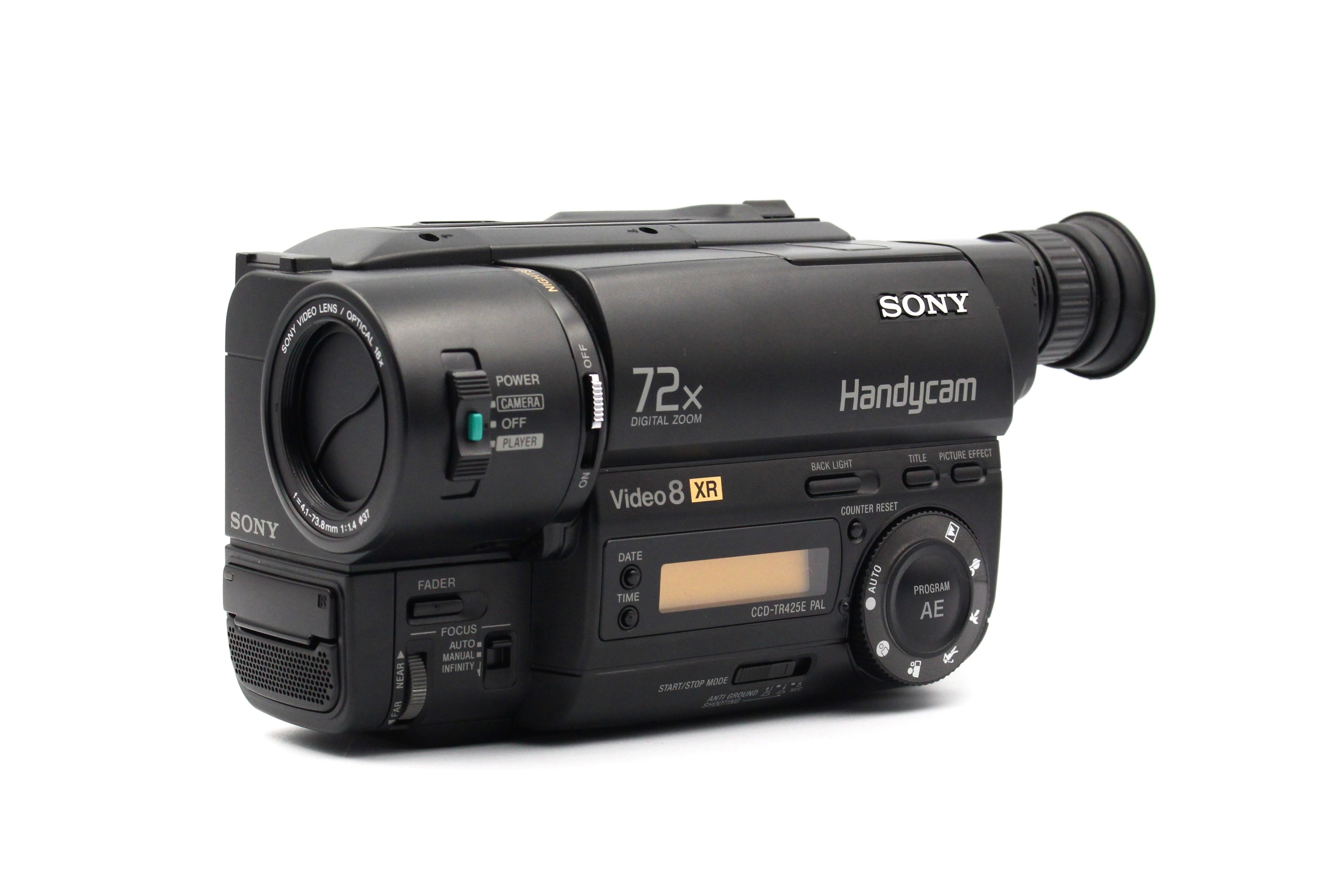 Sony CCD-TR425E Video8 XR Analog Tape Video Camcorder Camera