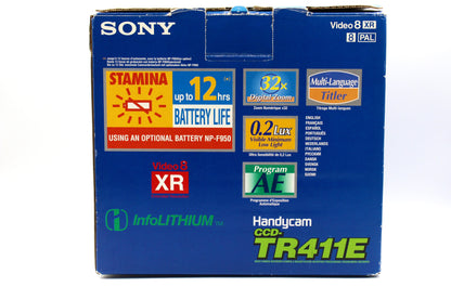 Sony CCD-TR411E Video8 XR Analog Video Camcorder Camera PAL