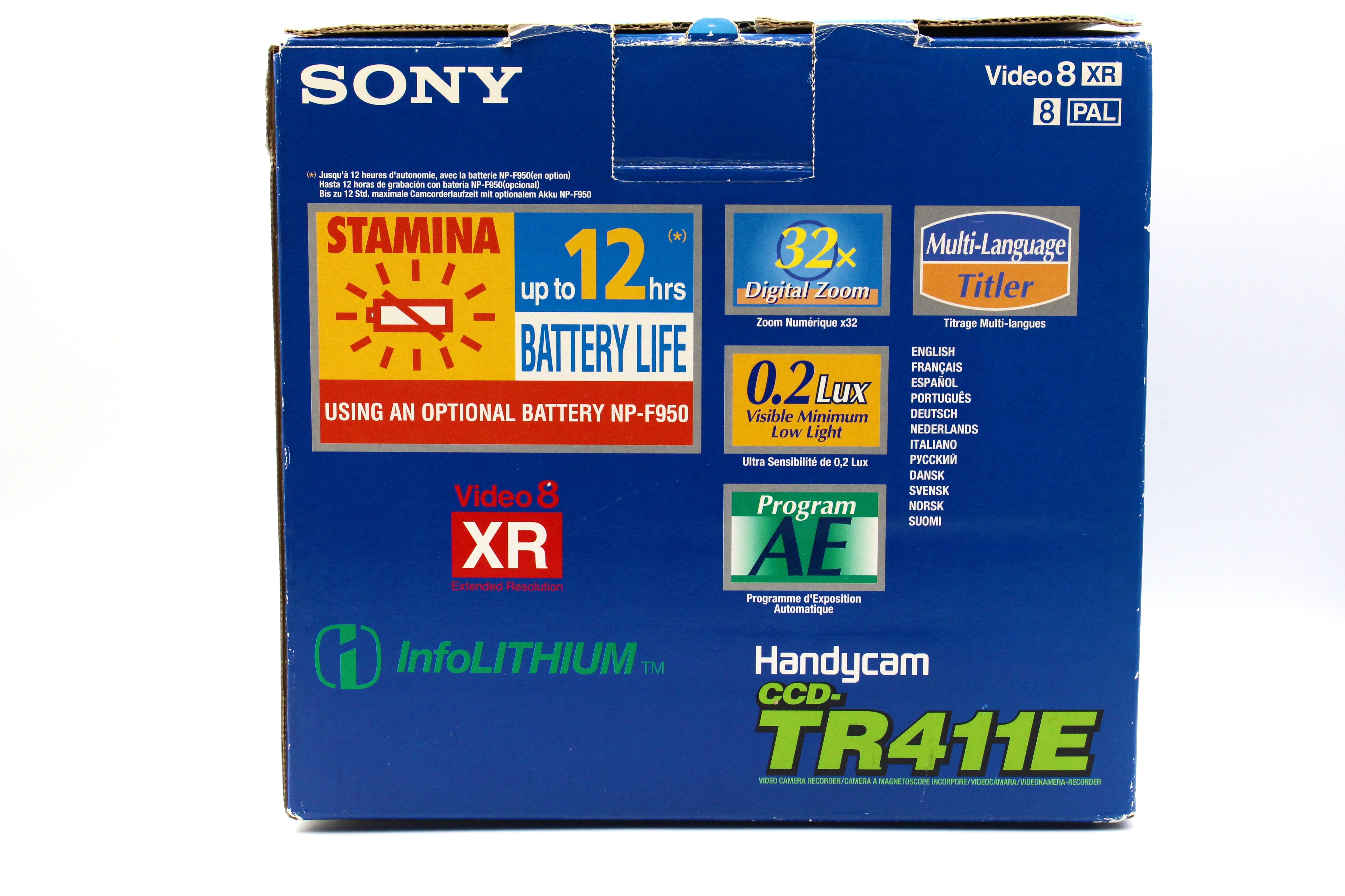 Sony CCD-TR411E Hi8 Video8 Analog Tape Video Camcorder Camera Handycam - Tested Bundle Excellent