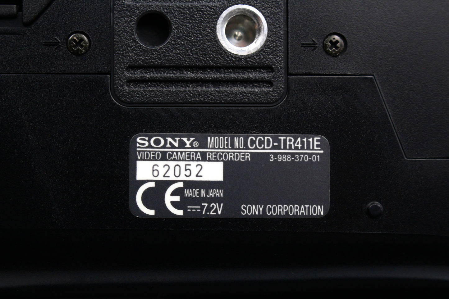 Sony CCD-TR411E Video8 XR Analog Video Camcorder Camera PAL