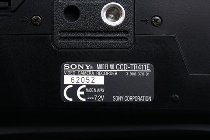Sony CCD-TR411E Video8 XR Analog Video Camcorder Camera PAL