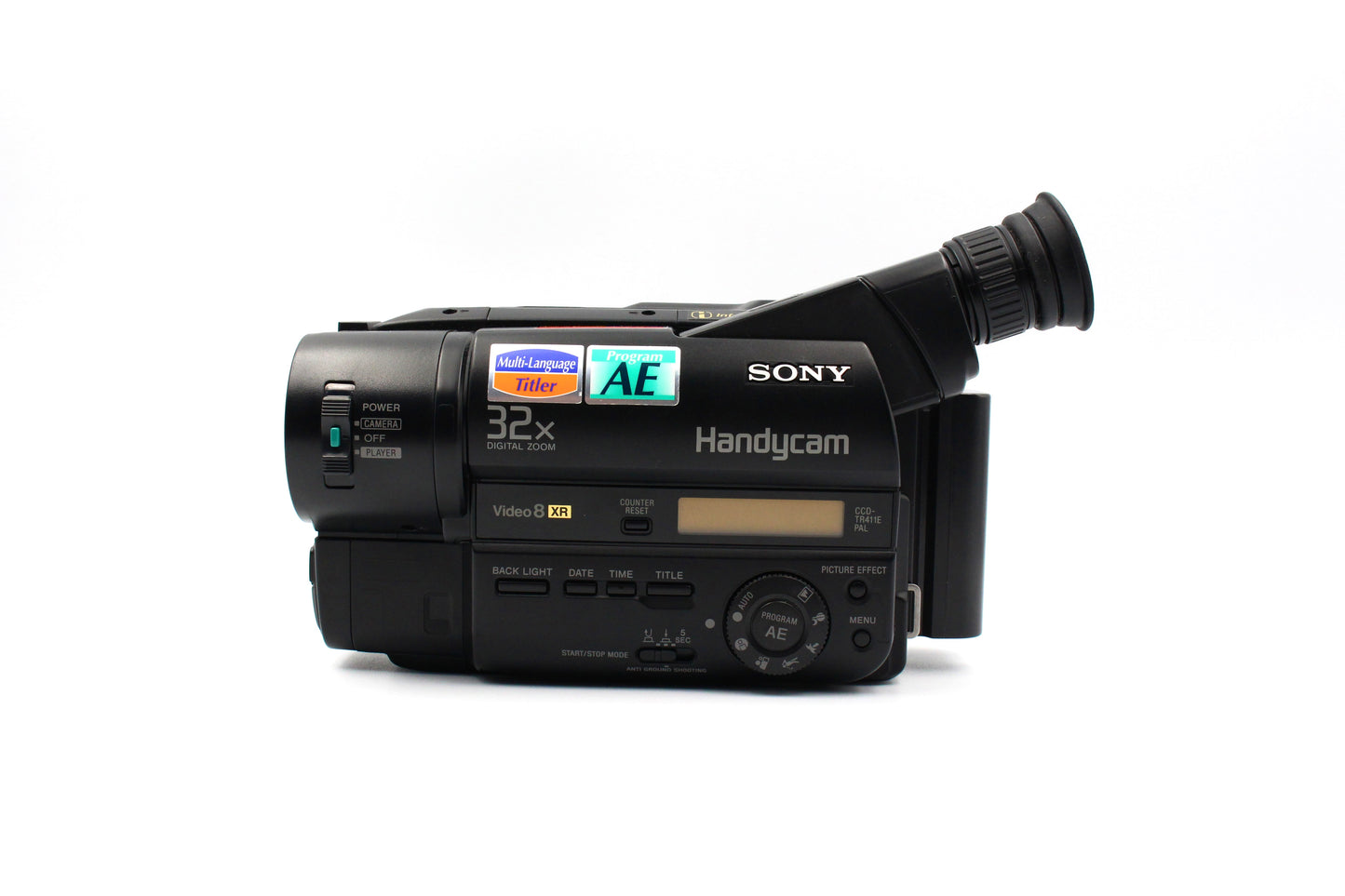 Sony CCD-TR411E Video8 XR Analog Video Camcorder Camera PAL