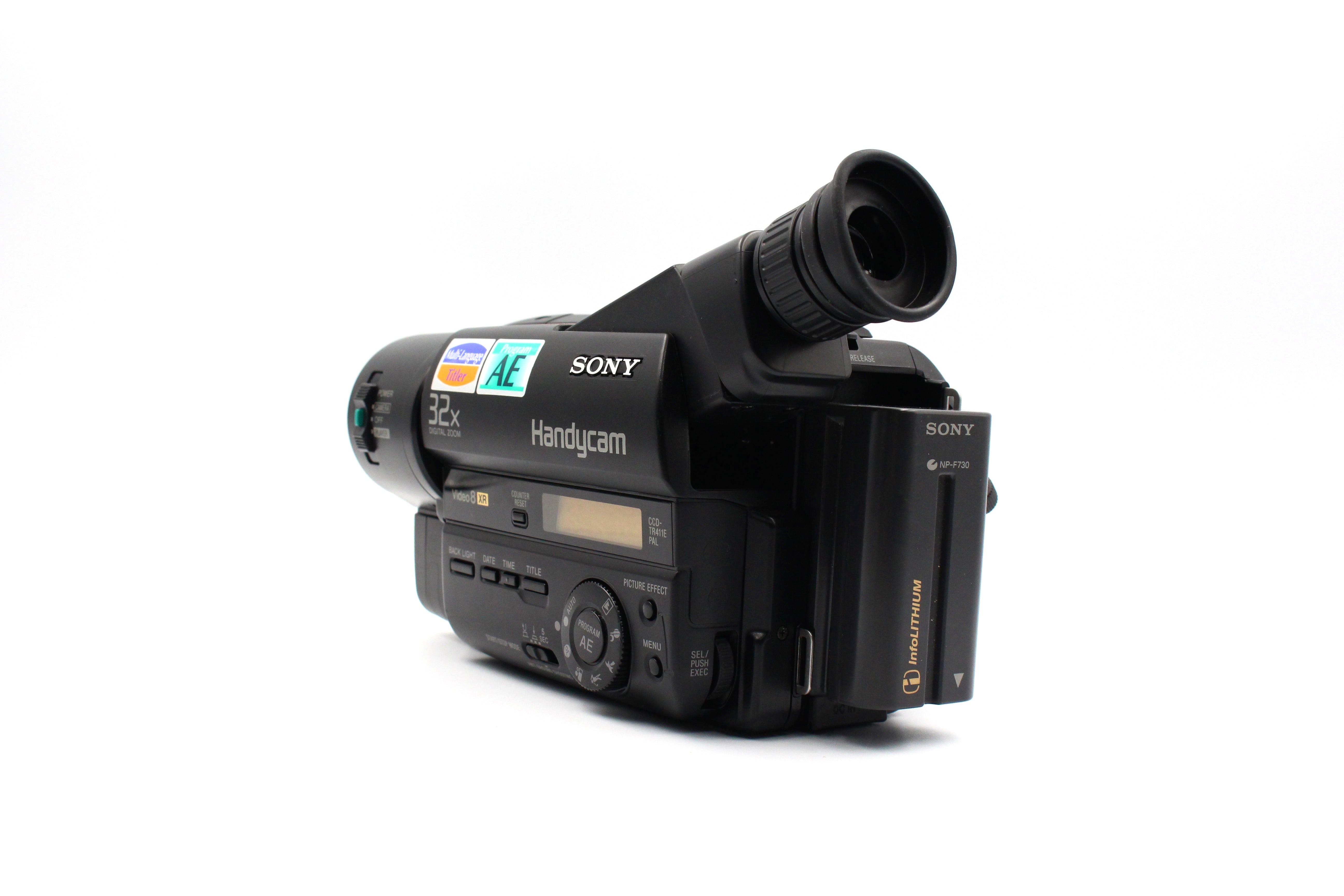 Sony CCD-TR411E Hi8 Video8 Analog Tape Video Camcorder Camera Handycam - Tested Bundle Excellent