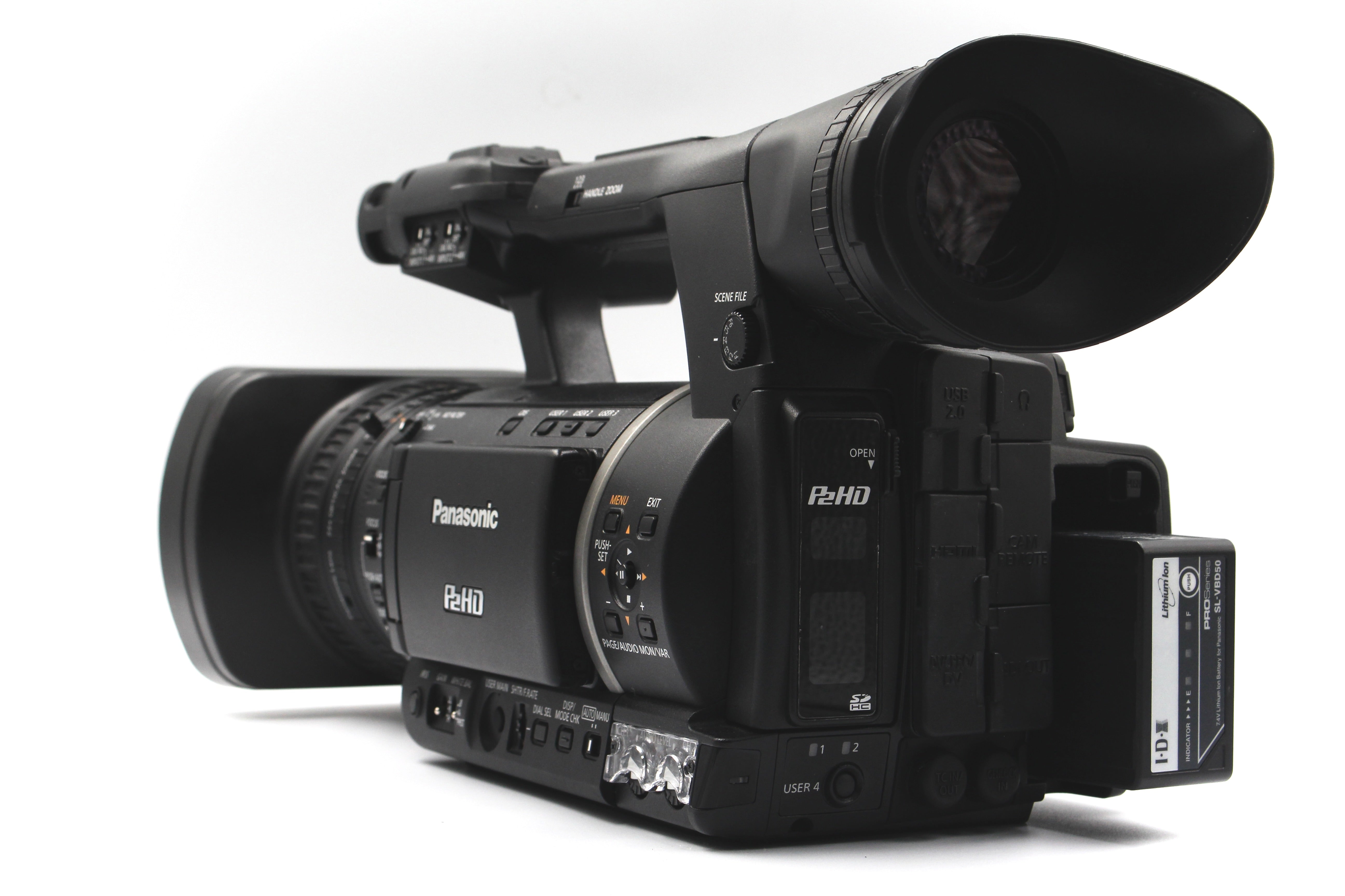 Panasonic AG-HPX250EJ P2 Digital Video Camcorder - Tested Bundle Excellent Mint