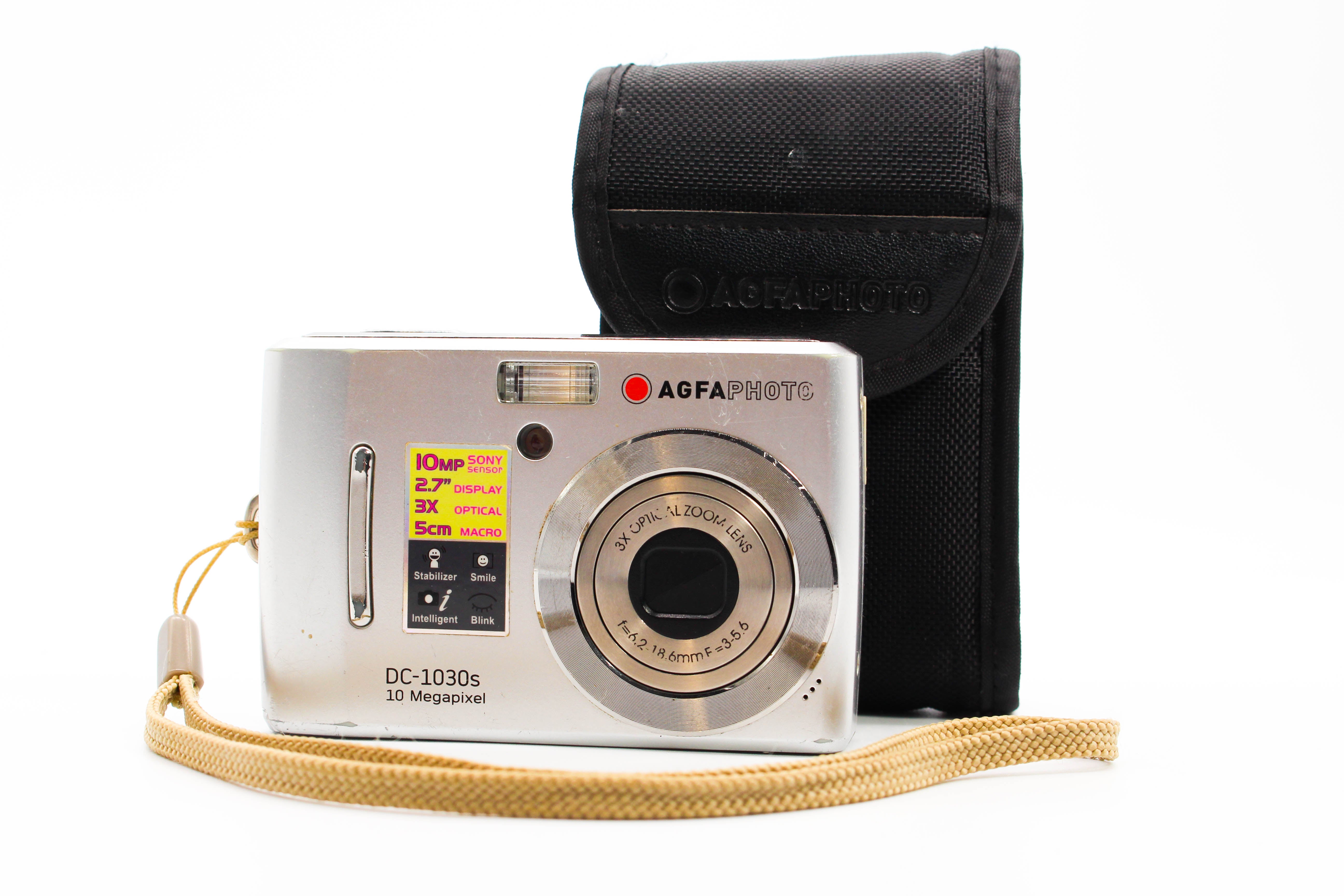 AGFA DC-1030S SD Card Digital Compact Photo Video Camera Digicam - Tested Bundle