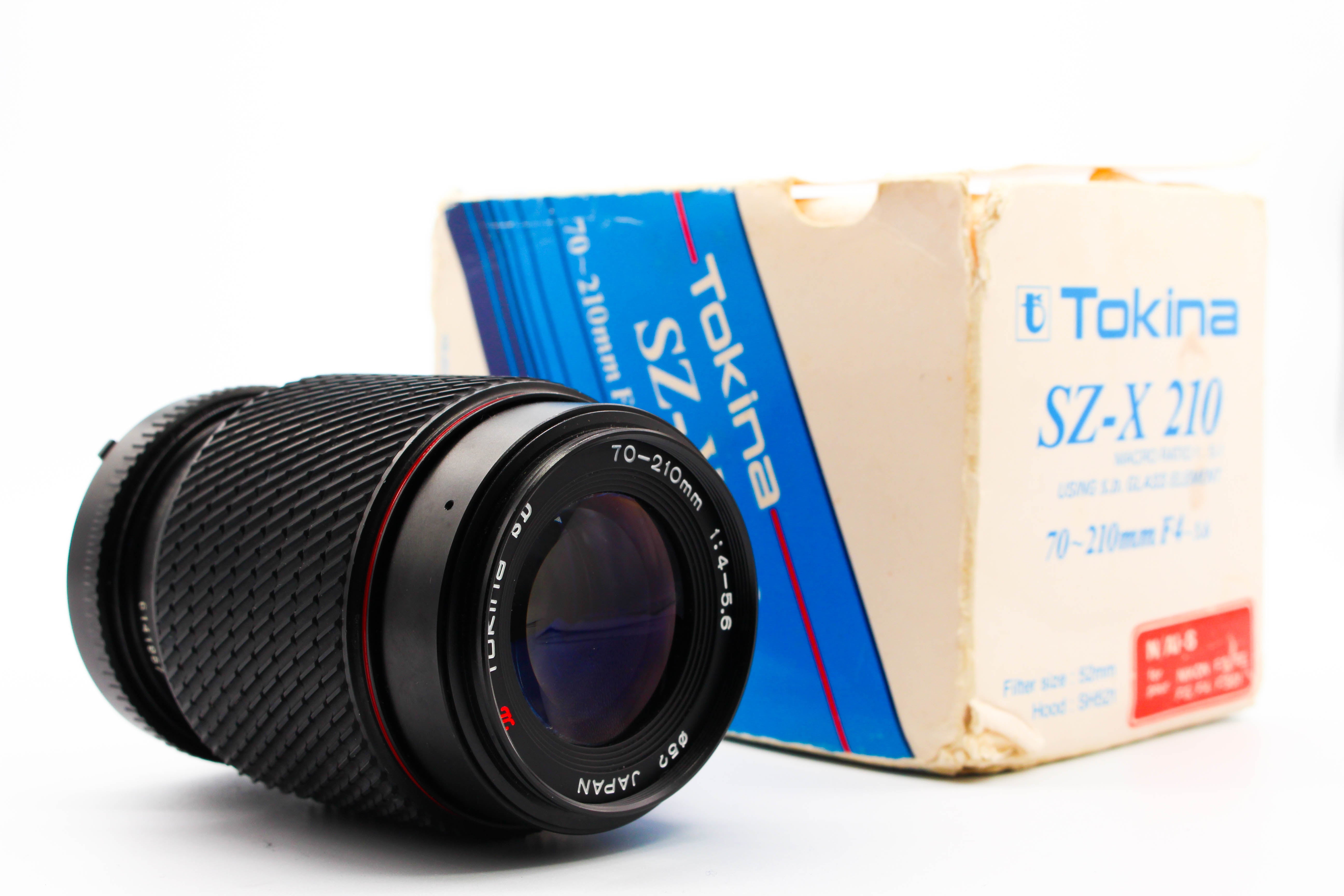 Tokina SD 70-210mm f/4-5.6 Nikon AI Mount Zoom Lens 52mm Filter - Tested Bundle