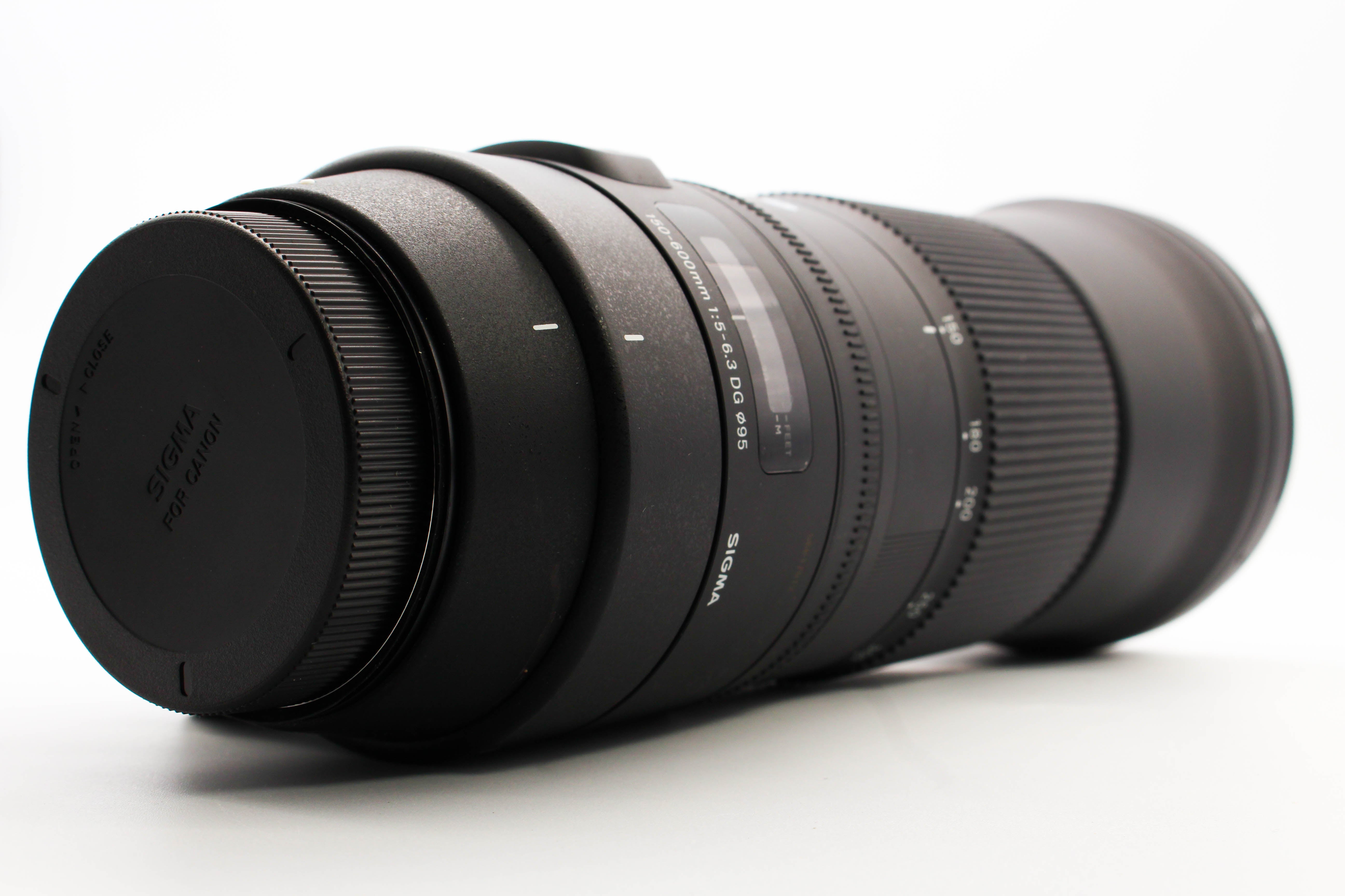 Sigma 150-600mm f/5-6.3 DG OS HSM Canon EF Mount Autofocus Telephoto Zoom Lens 95mm Filter Size - Tested Bundle Excellent