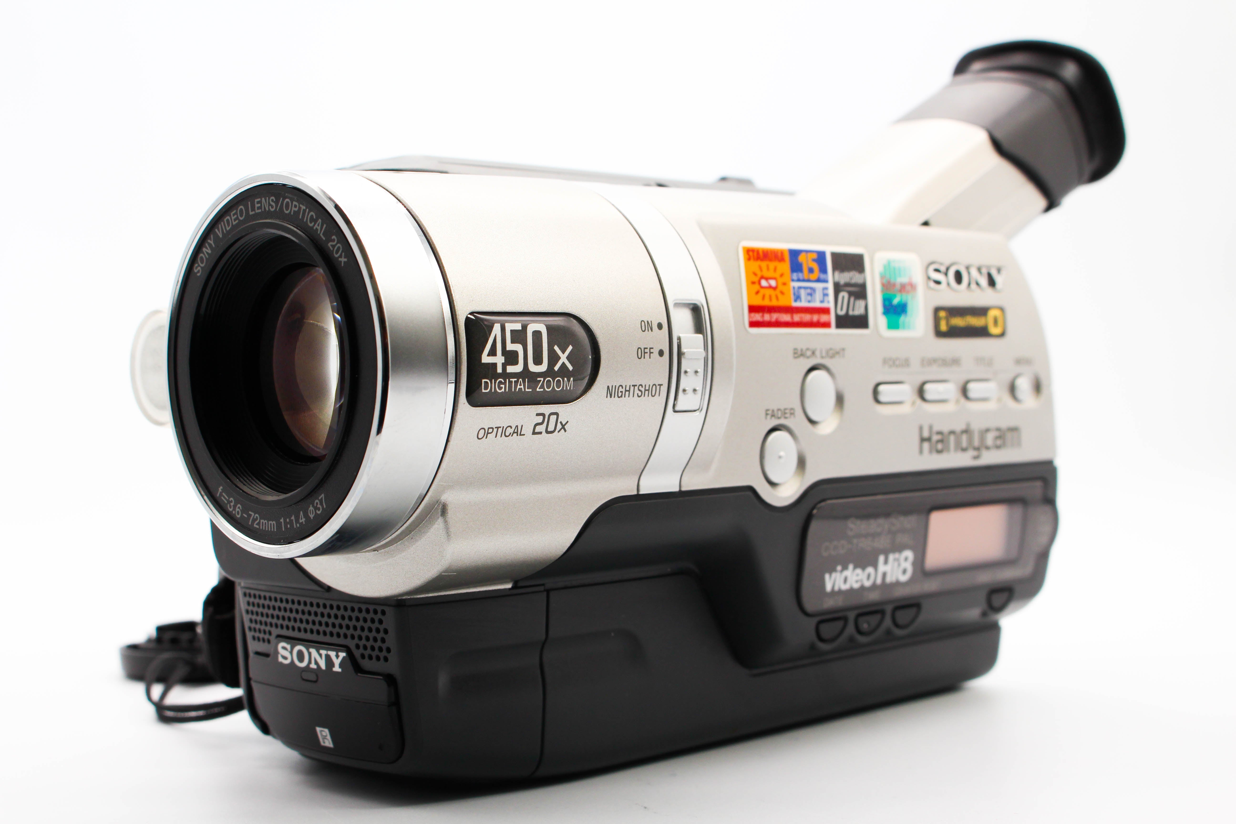 Sony Handycam video Hi8 20x ズーム Sony CCD-TRV648E Hi8 Video8 8mm Analog Video Handycam Camera Camcorder