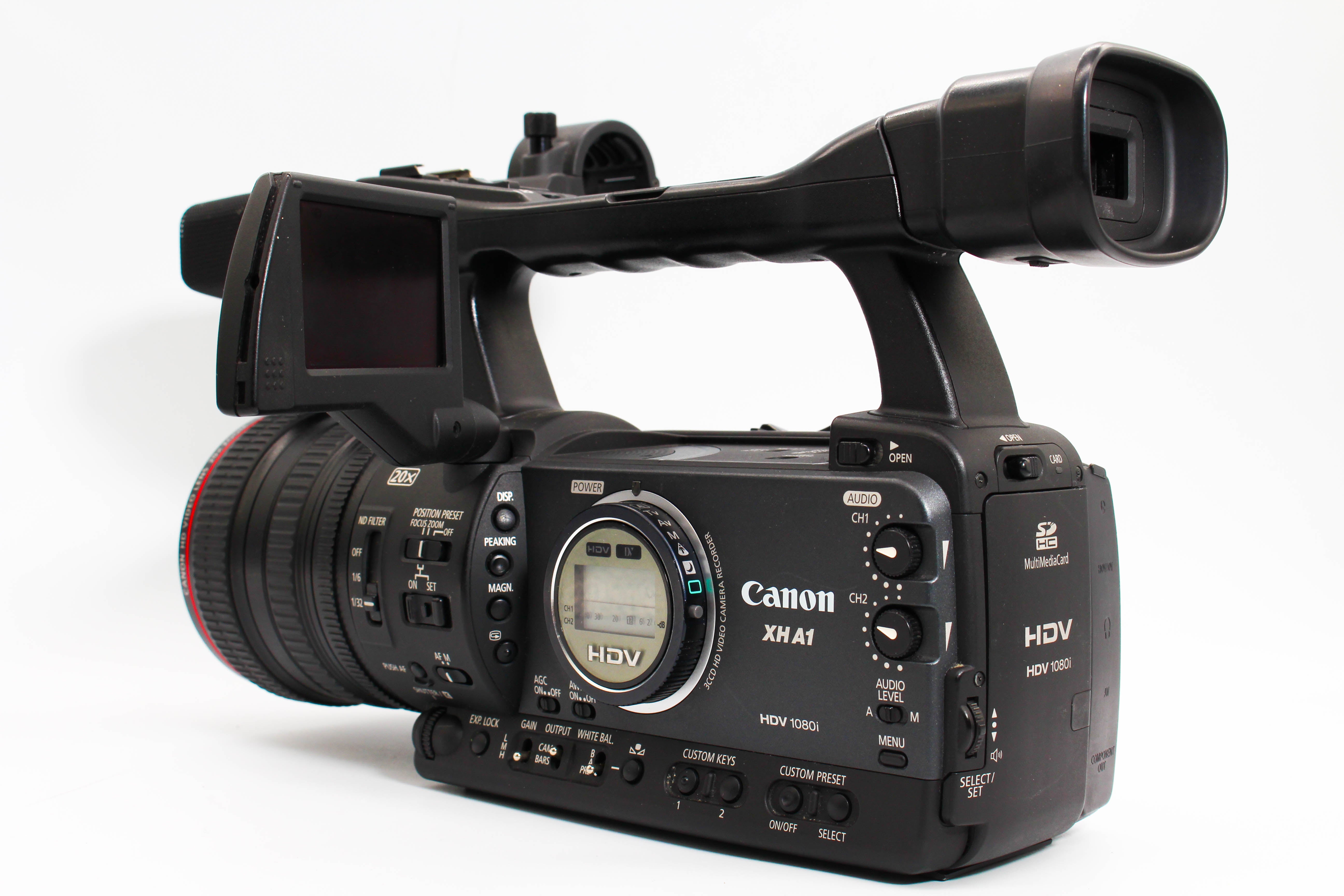 Canon XH-A1E HDV MiniDV Digital Video Handycam Camcorder Camera (Read) - Tested Bundle