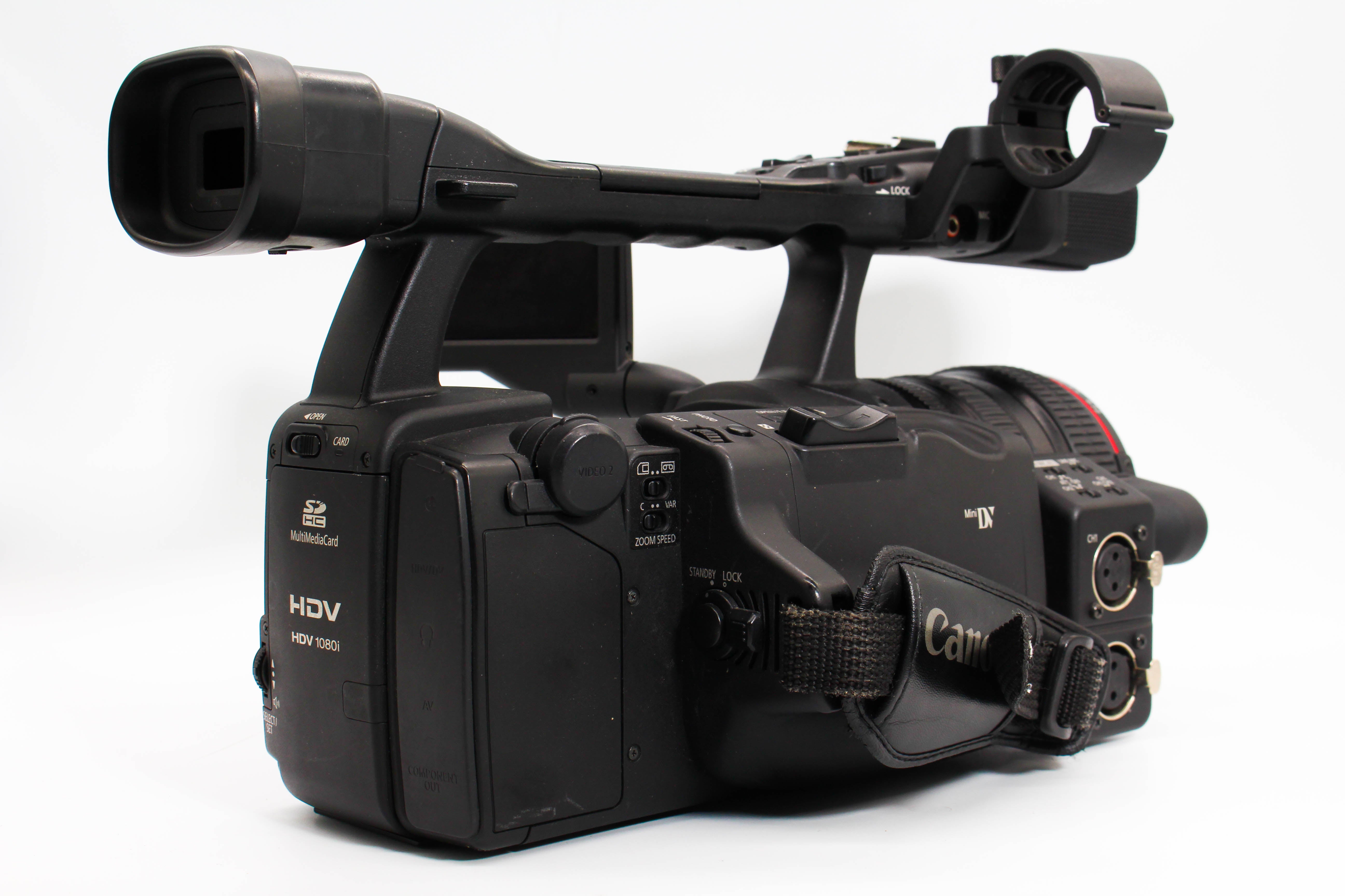 Canon XH-A1E HDV MiniDV Digital Video Handycam Camcorder Camera (Read) - Tested Bundle
