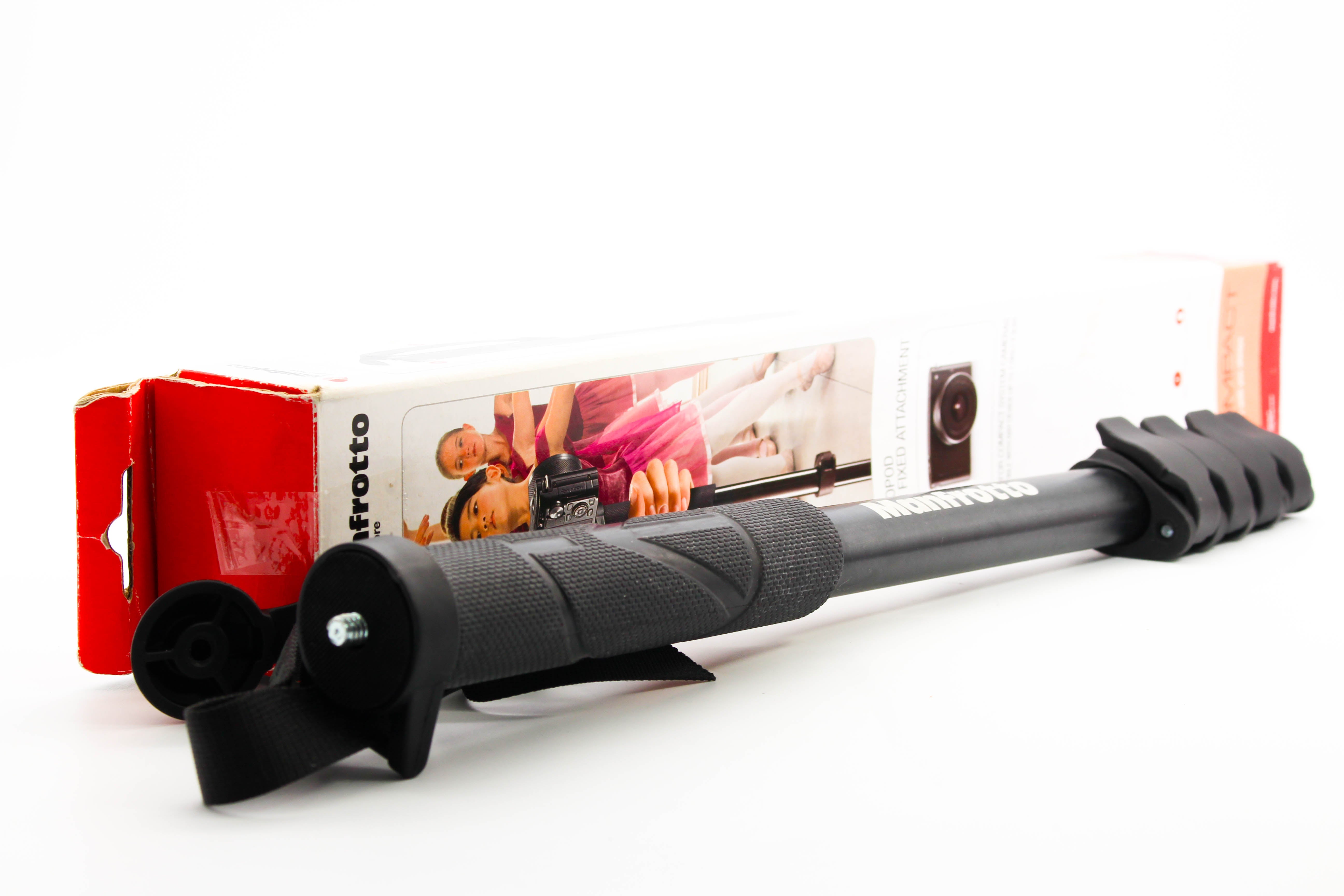 Manfrotto Compact Monopod Black with Fixed Attachment - Tested Excellent