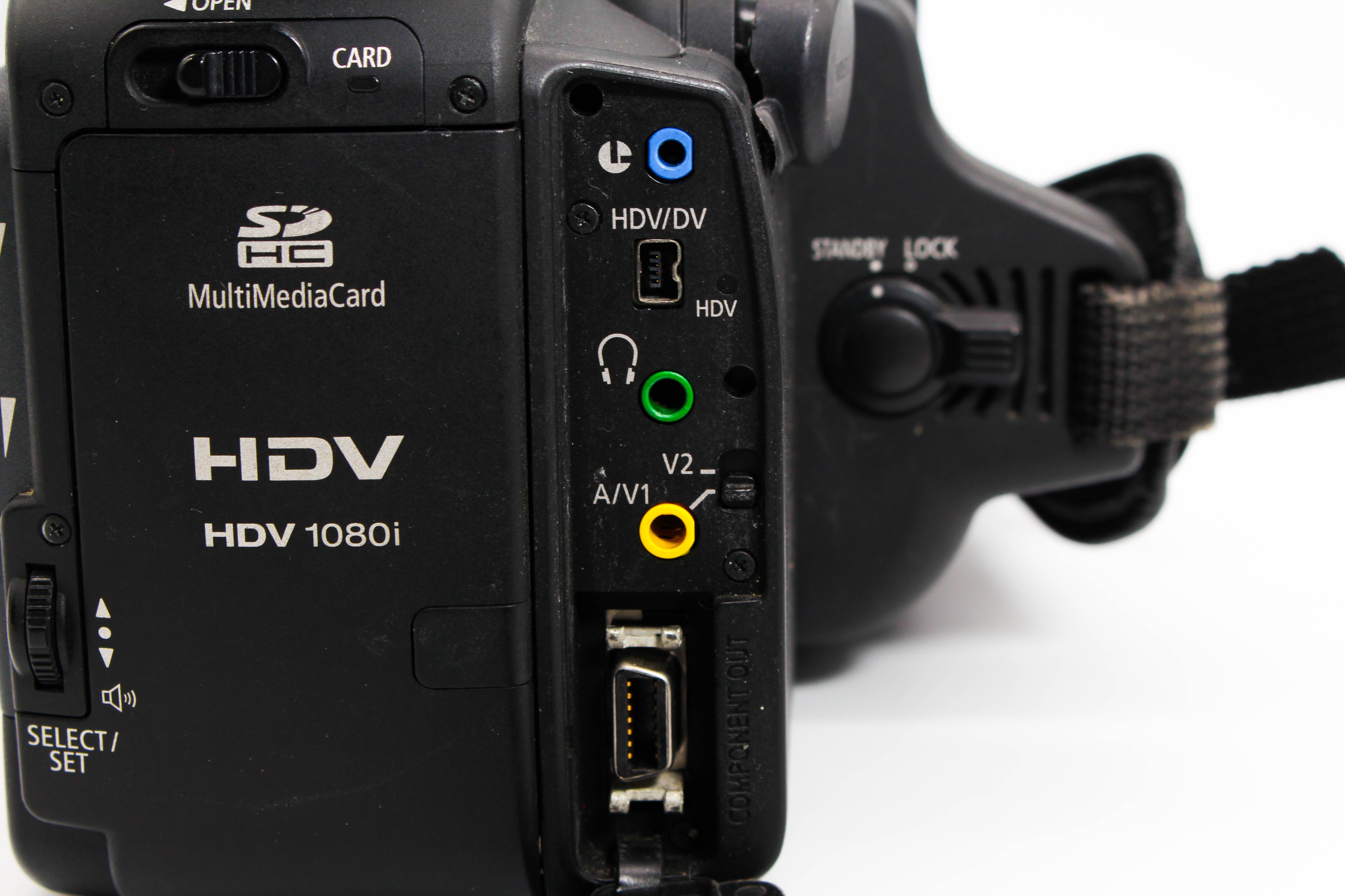 Canon XH-A1E HDV MiniDV Digital Video Handycam Camcorder Camera (Read) - Tested Bundle