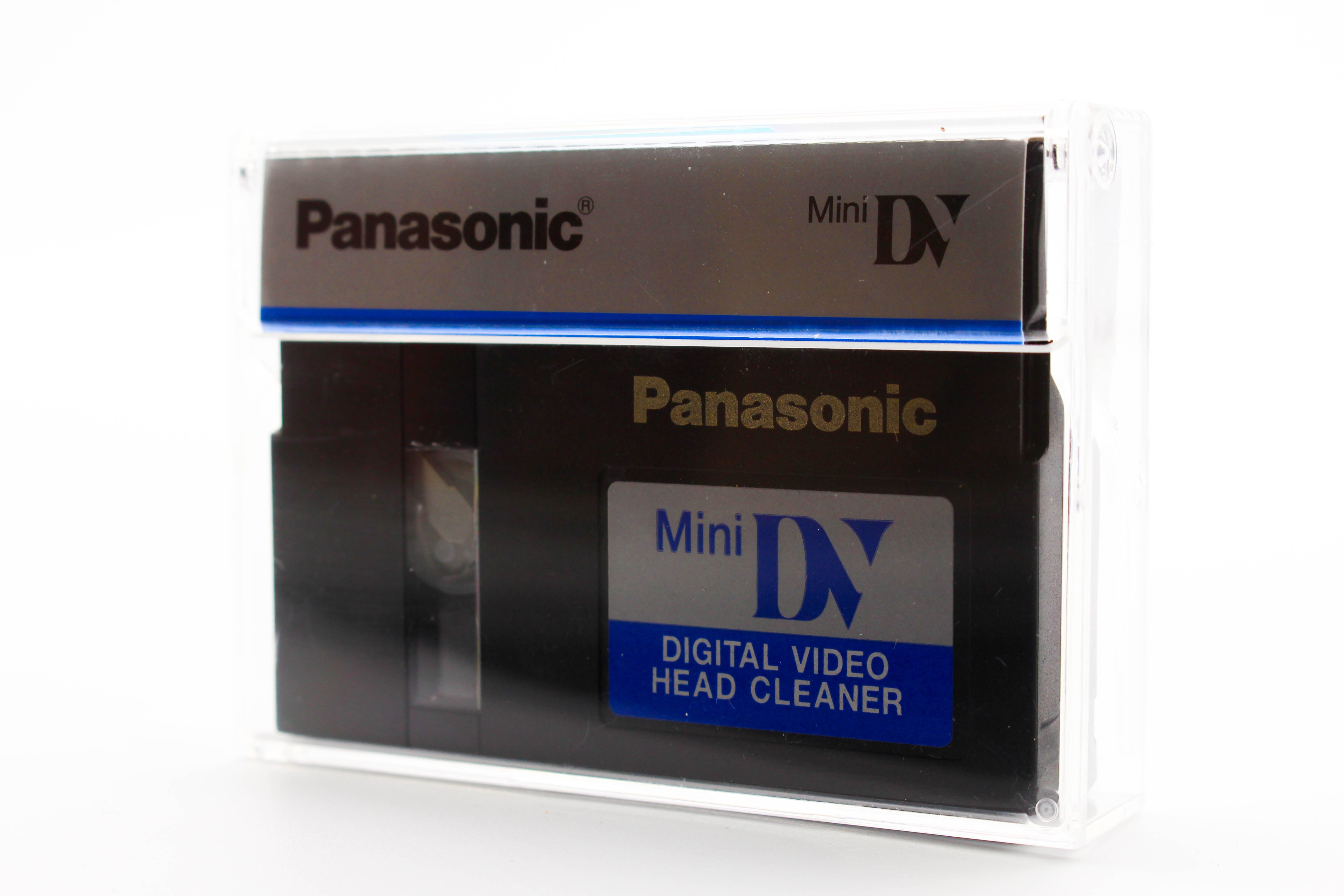 Panasonic MiniDV Digital Video Cassette Cleaning Tape AY-DVMCLWW Head Cleaner For Handycam Camcorder Camera- Tested Excellent (Used)