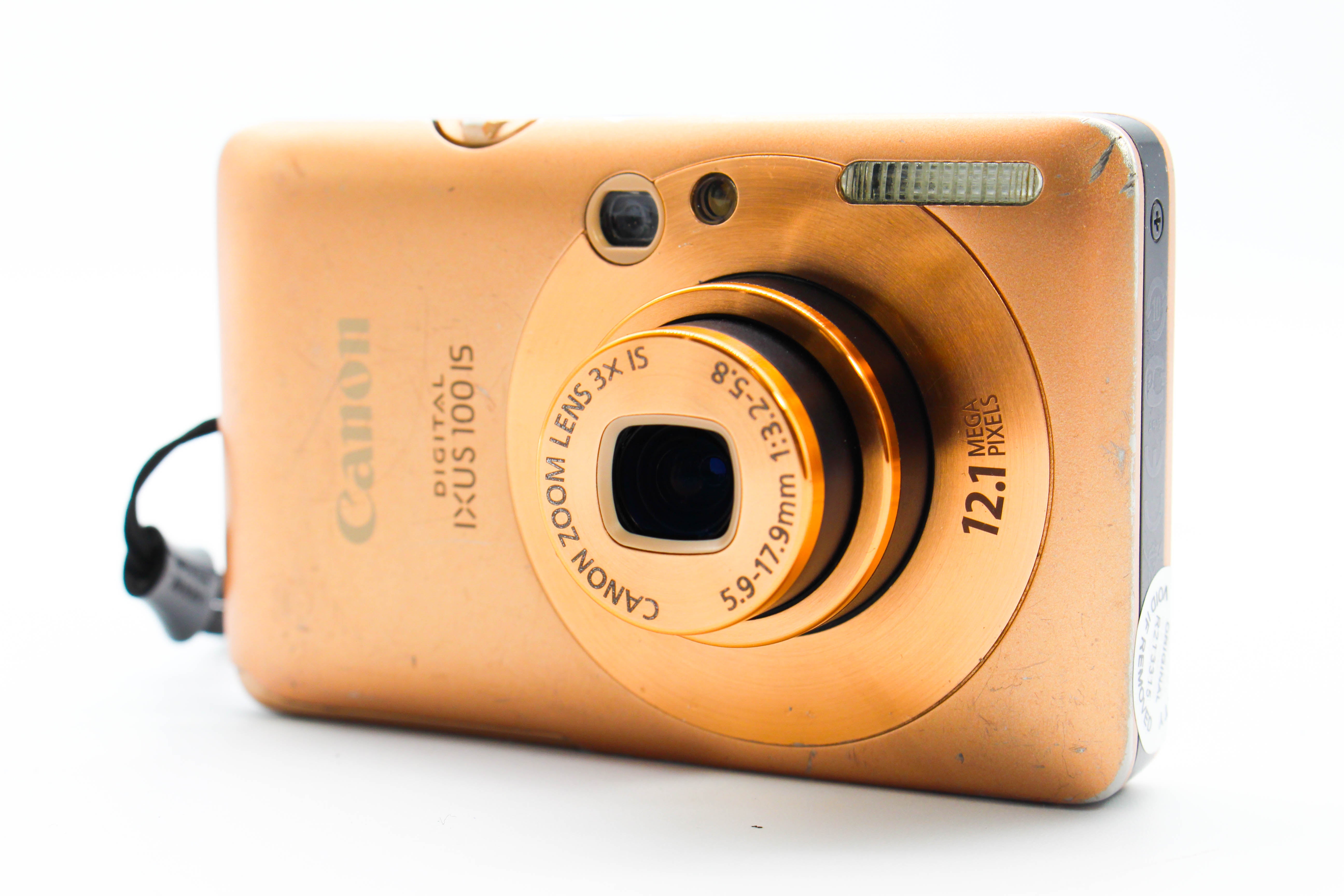 Canon Digital IXUS 100 IS Retro Photo Video Digital Camera Digicam - Tested Bundle (Read)