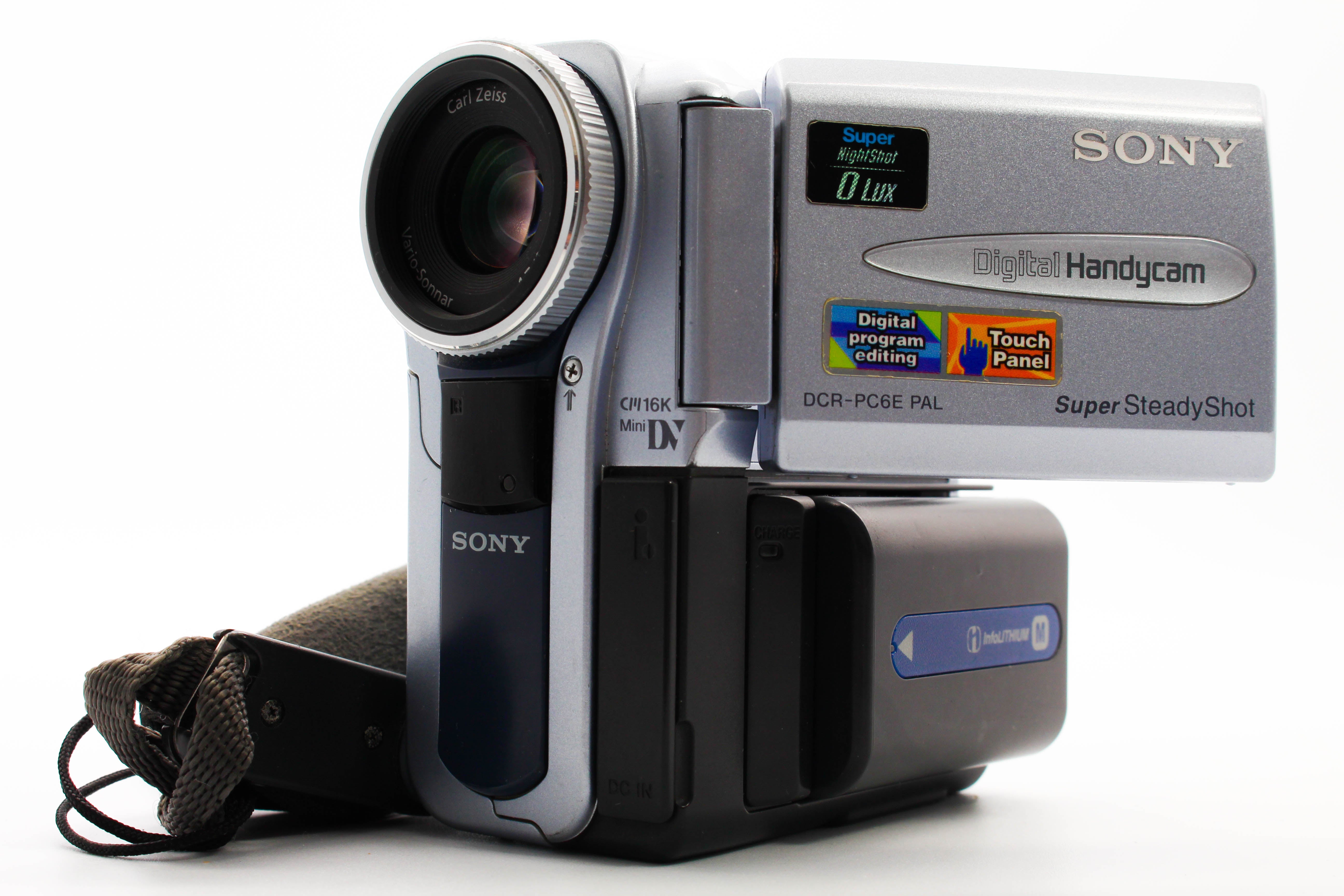 Sony DCR-PC6E MiniDV Digital Video Handycam Camcorder Camera - Tested Bundle Excellent